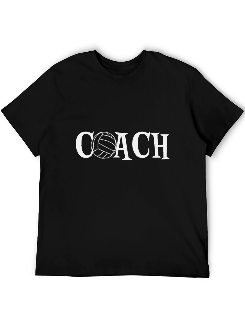Volleyball Coach T-Shirt - Black