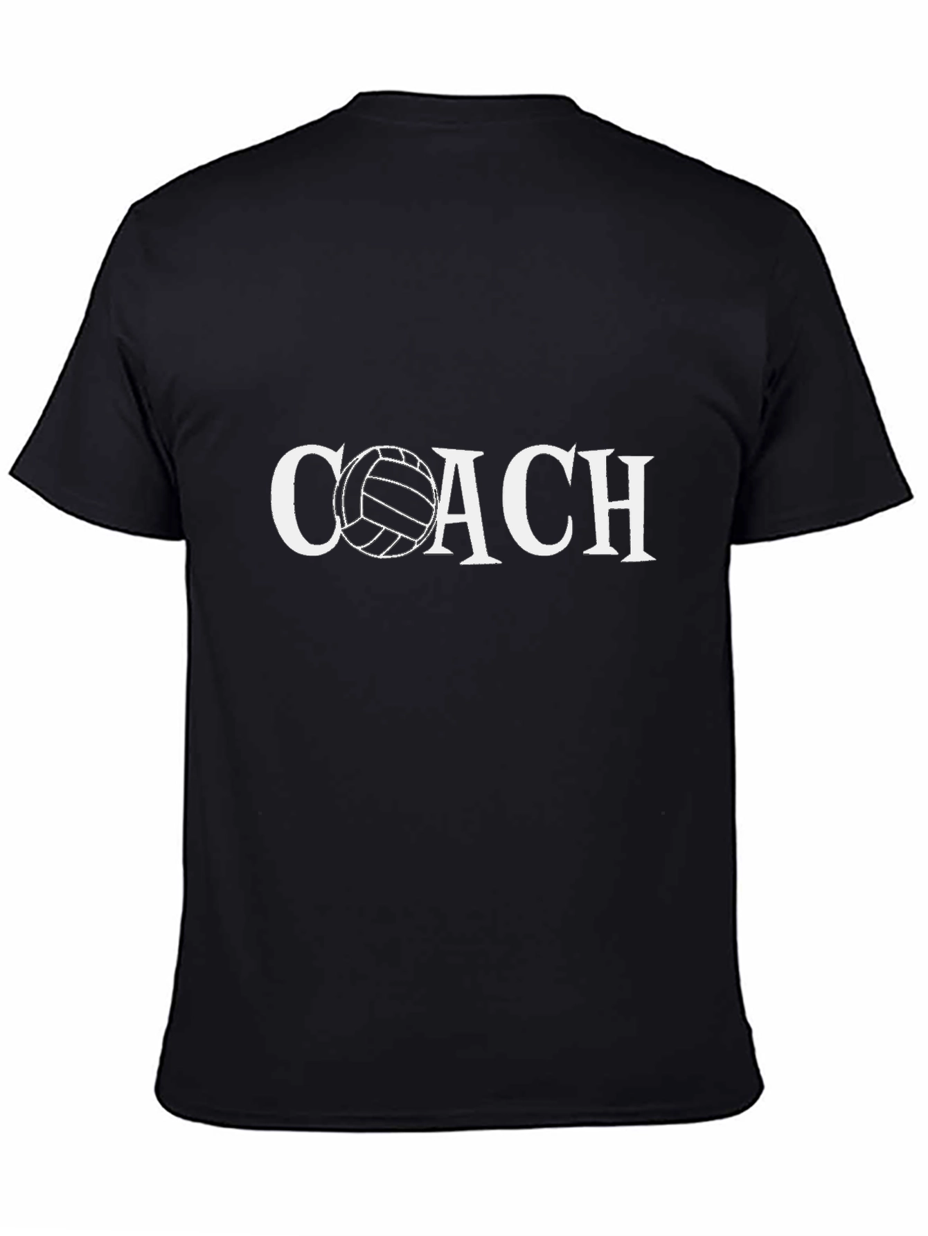 Volleyball Coach T-Shirt - Black