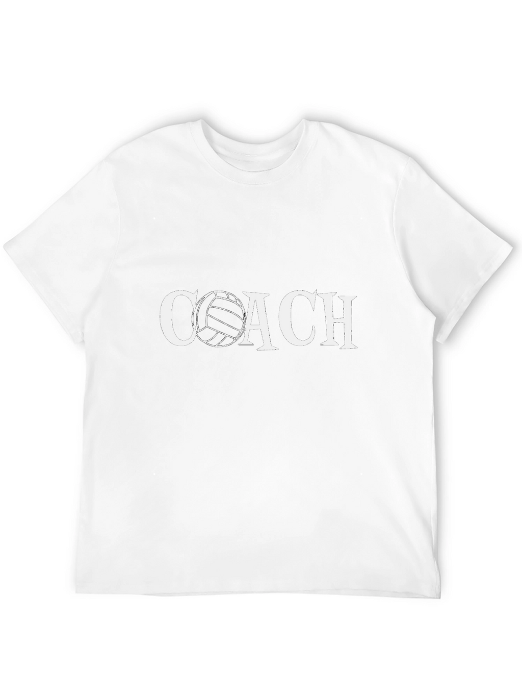 Volleyball Coach T-Shirt - Black