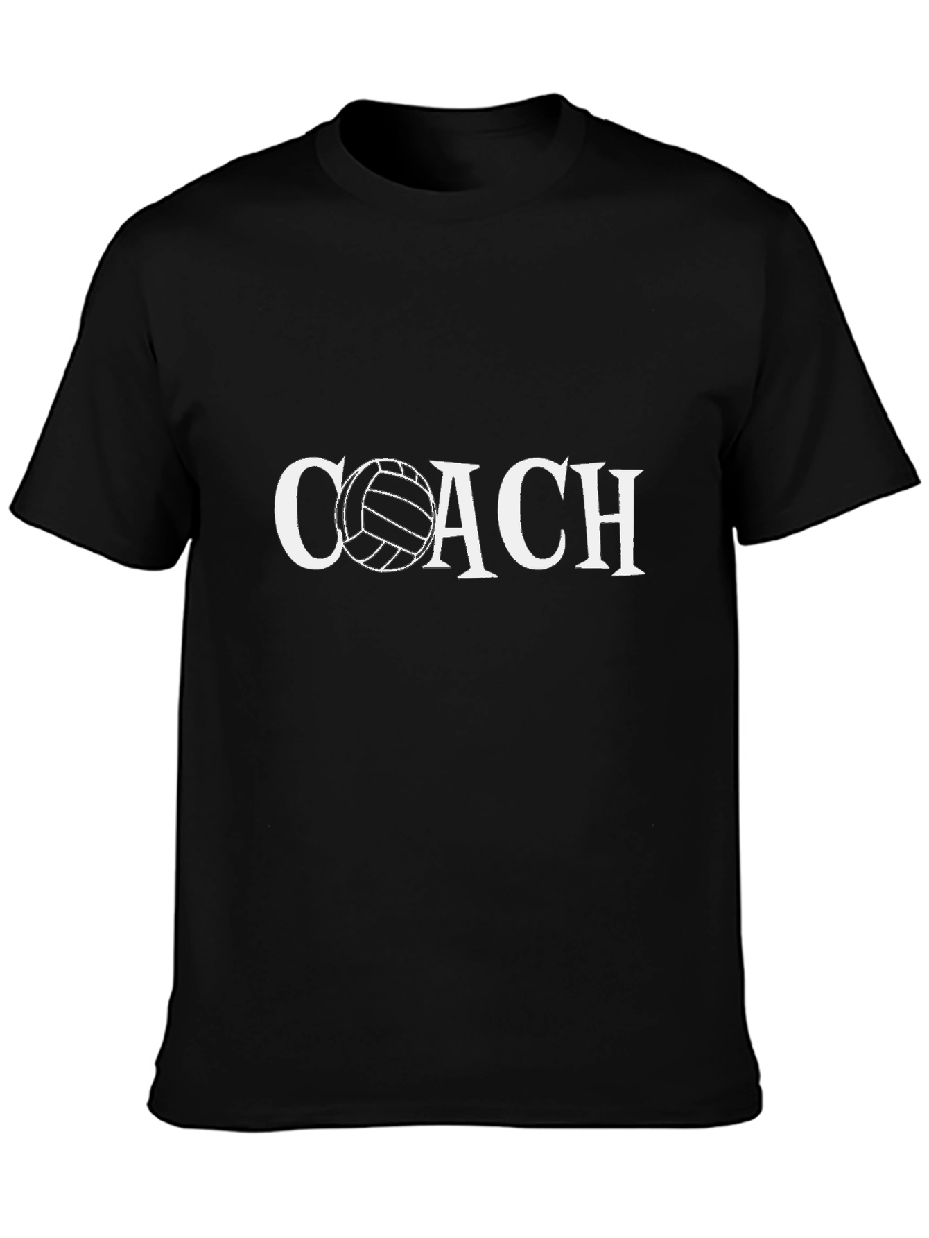 Volleyball Coach T-Shirt - Black
