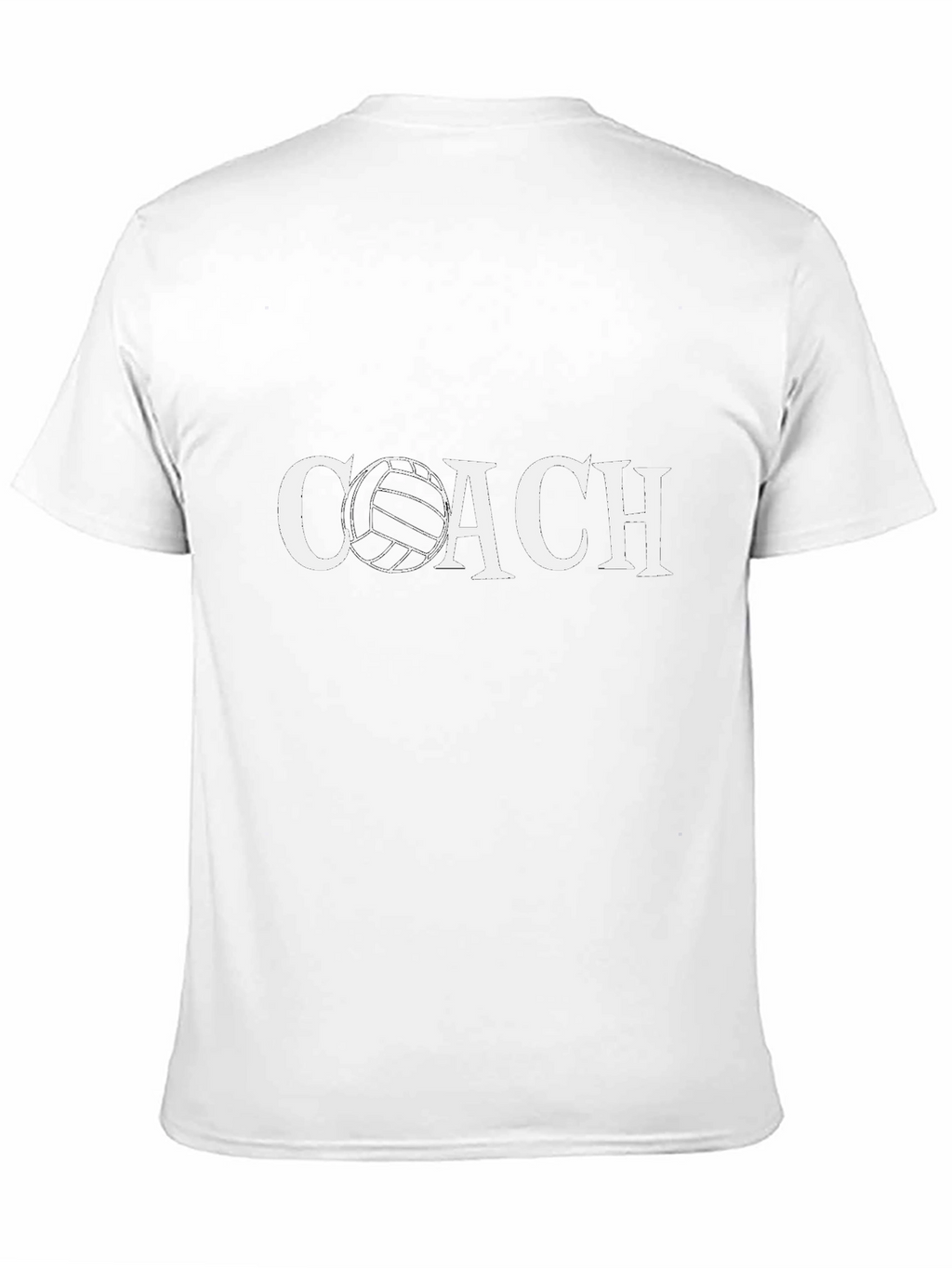 Volleyball Coach T-Shirt - Black
