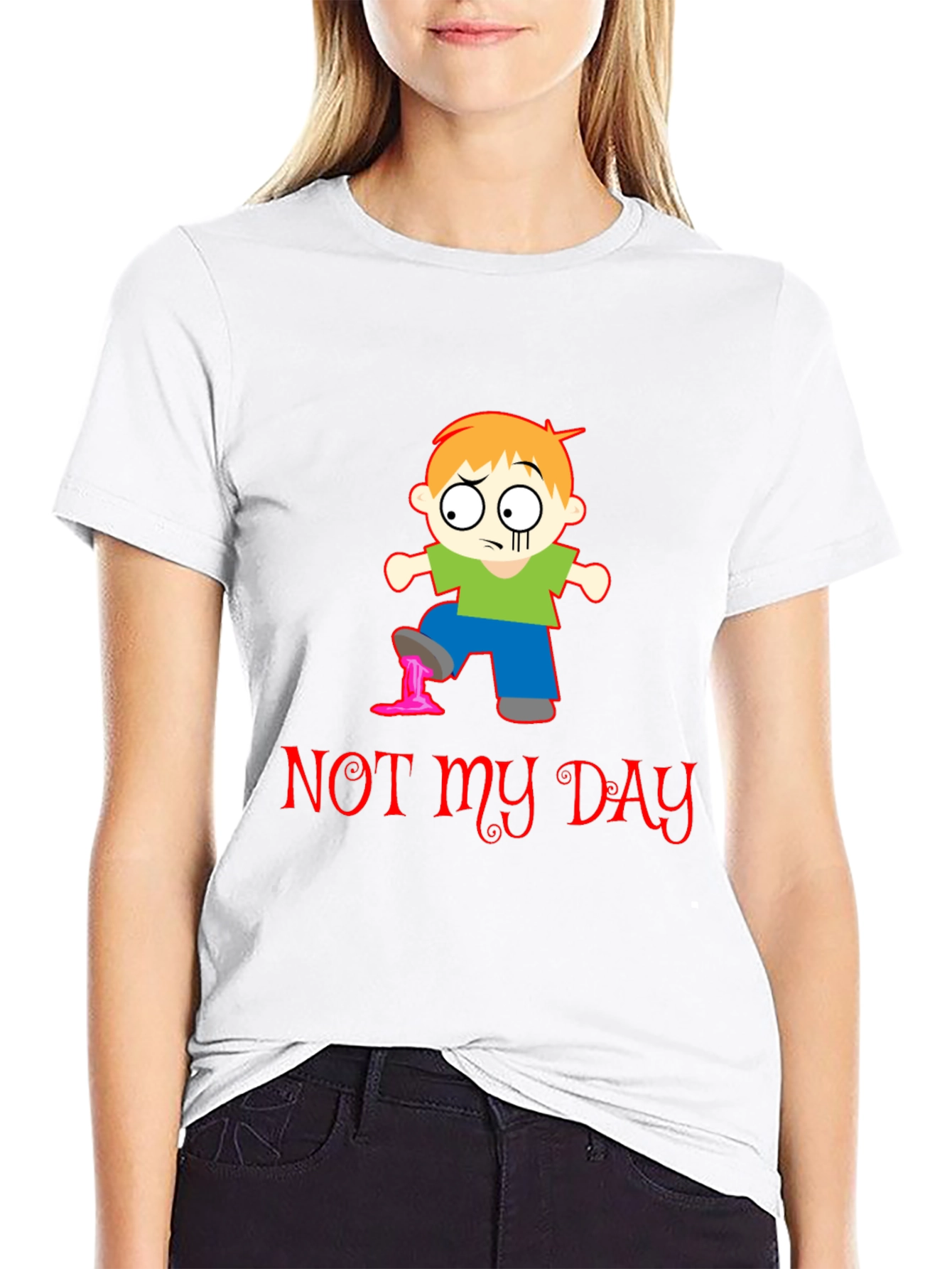 Funny Not My Day Graphic T-Shirt