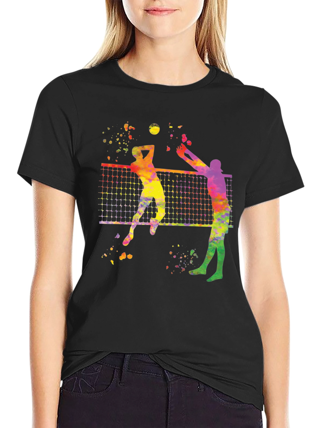 Volleyball Watercolor T-Shirt