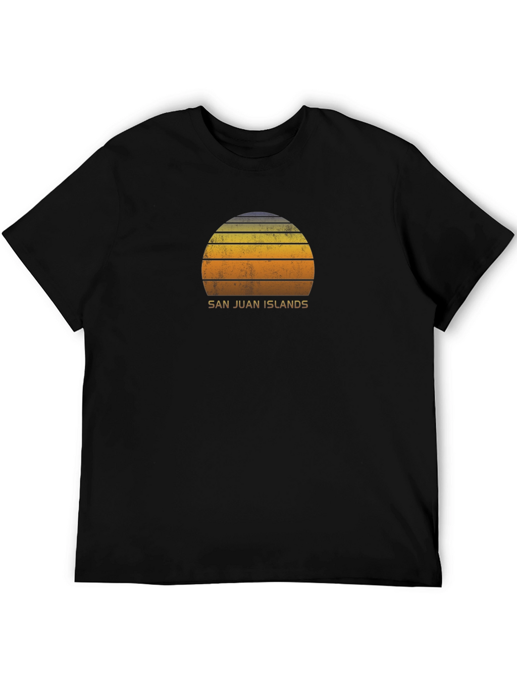 San Juan Islands Retro Sunset Graphic Tee