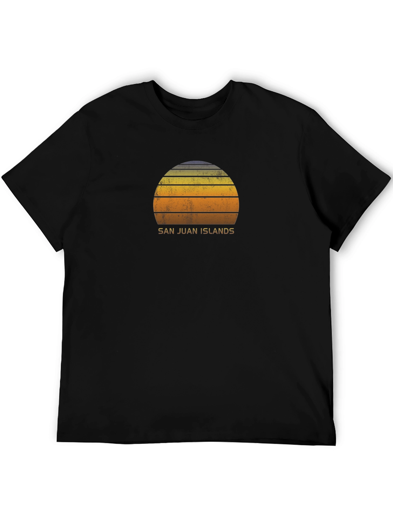 San Juan Islands Retro Sunset Graphic Tee
