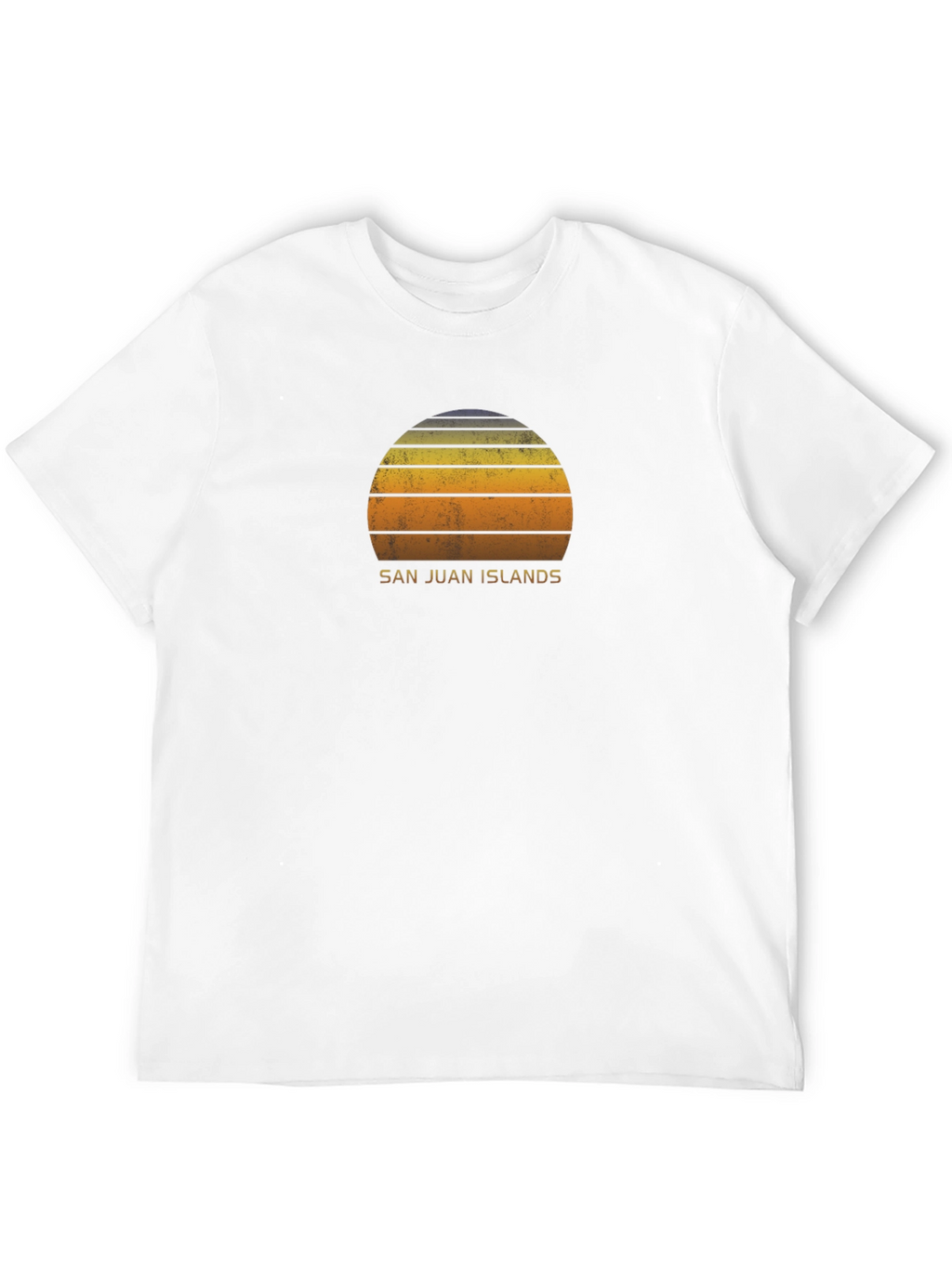 San Juan Islands Retro Sunset Graphic Tee