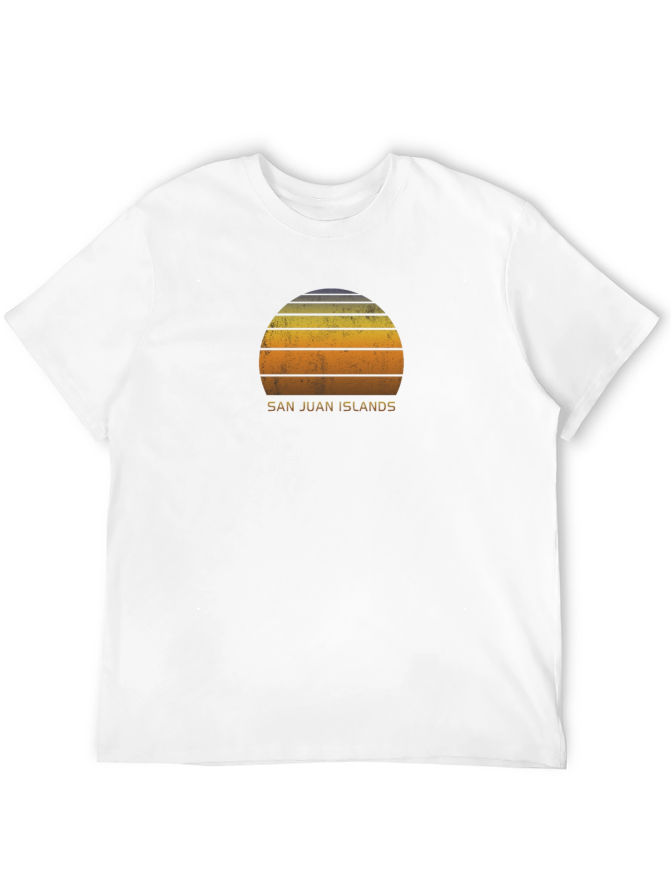 San Juan Islands Retro Sunset Graphic Tee