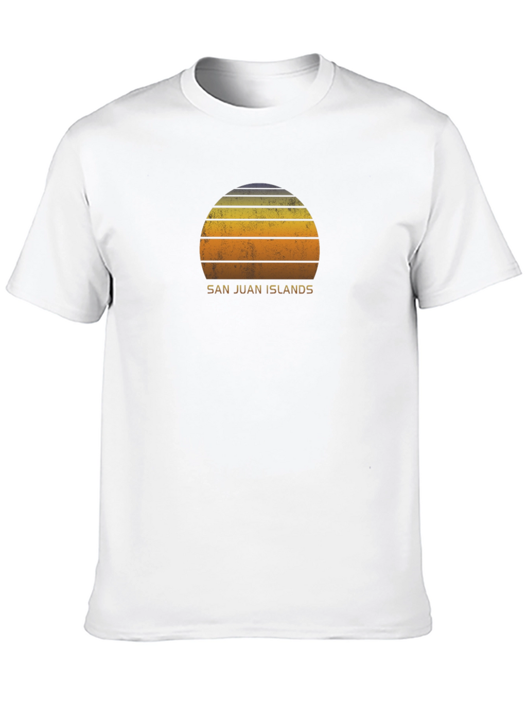 San Juan Islands Retro Sunset Graphic Tee
