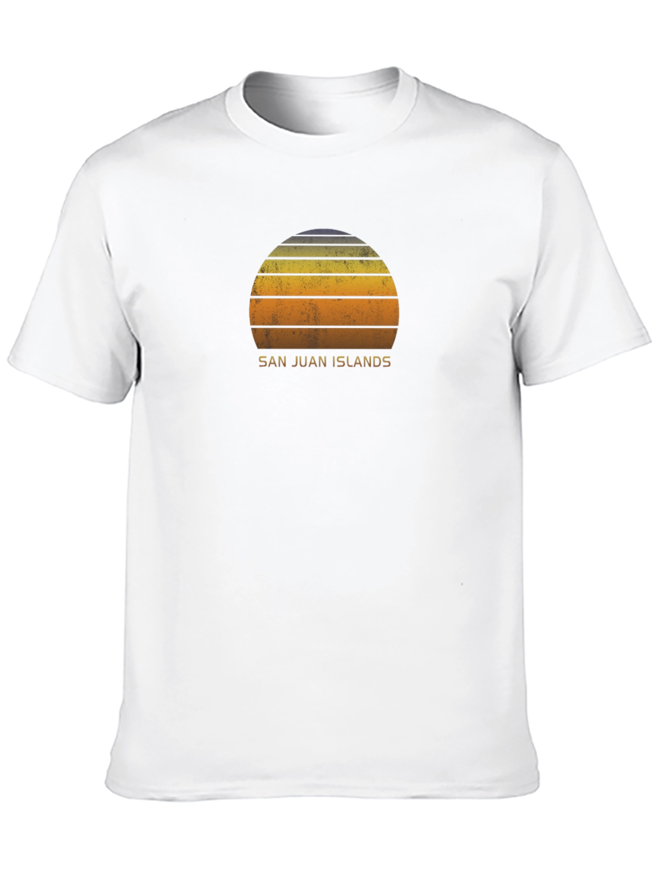 San Juan Islands Retro Sunset Graphic Tee