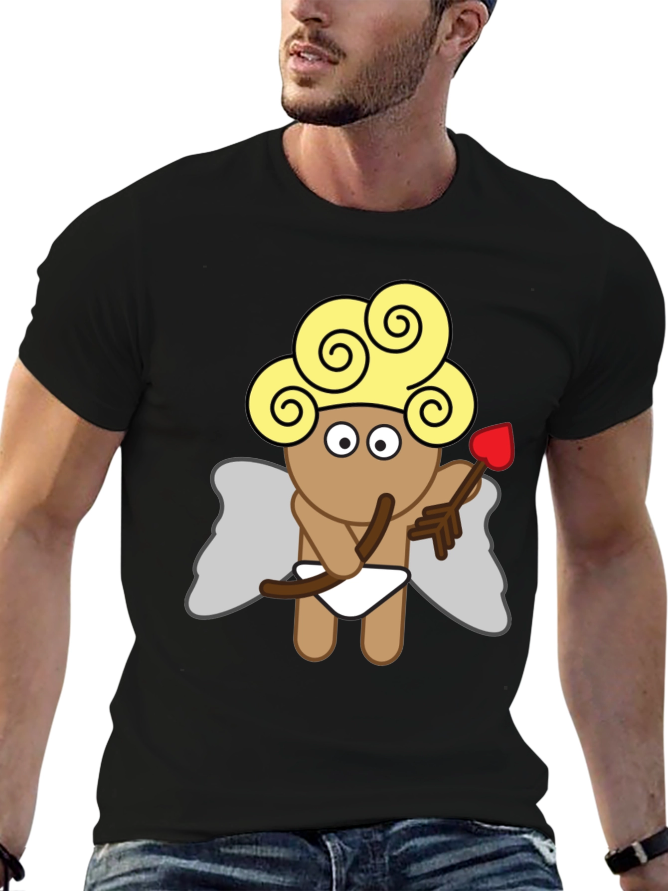 Cupid Graphic Tee - Fun Valentines Day Shirt