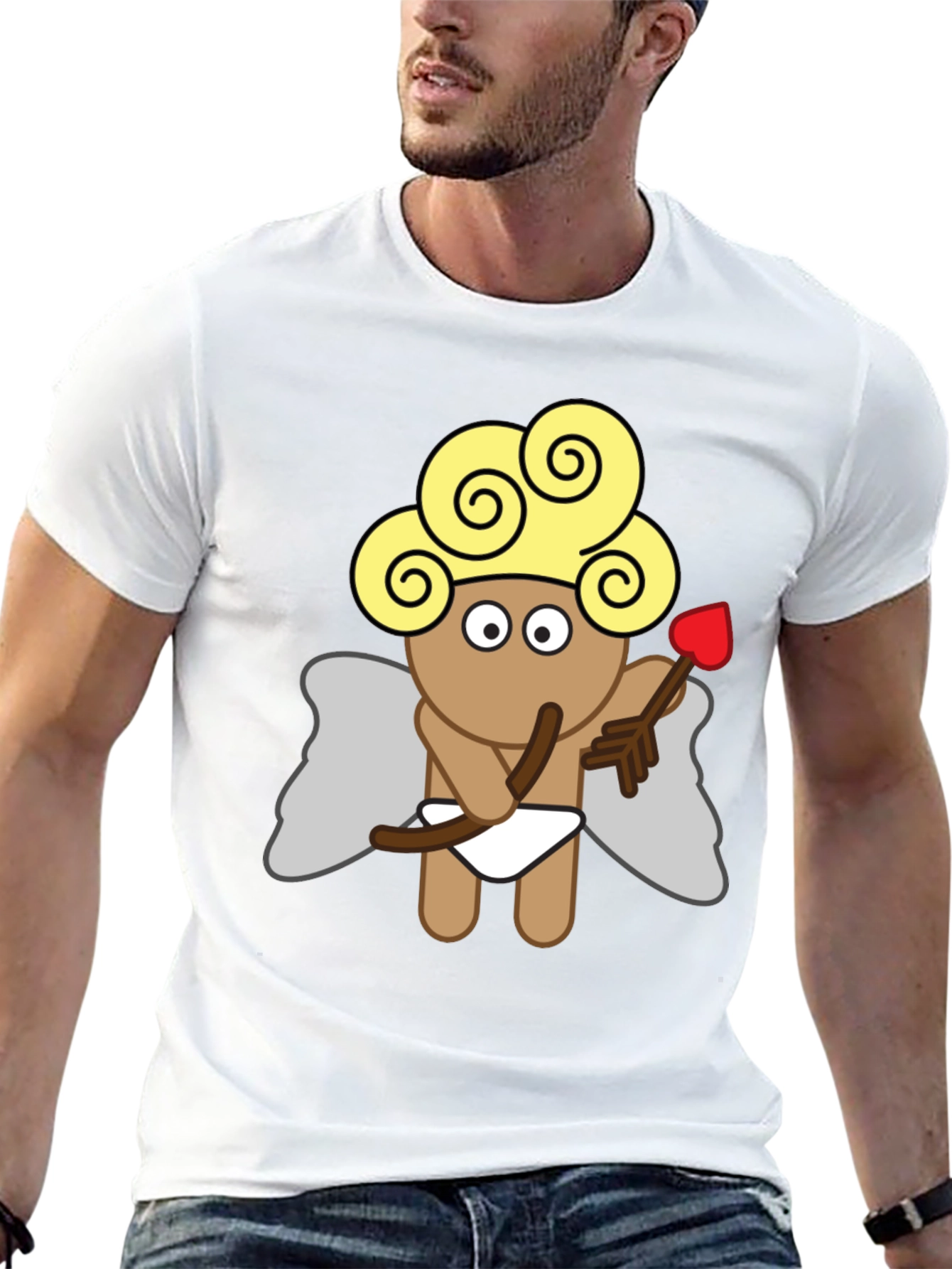 Cupid Graphic Tee - Fun Valentines Day Shirt