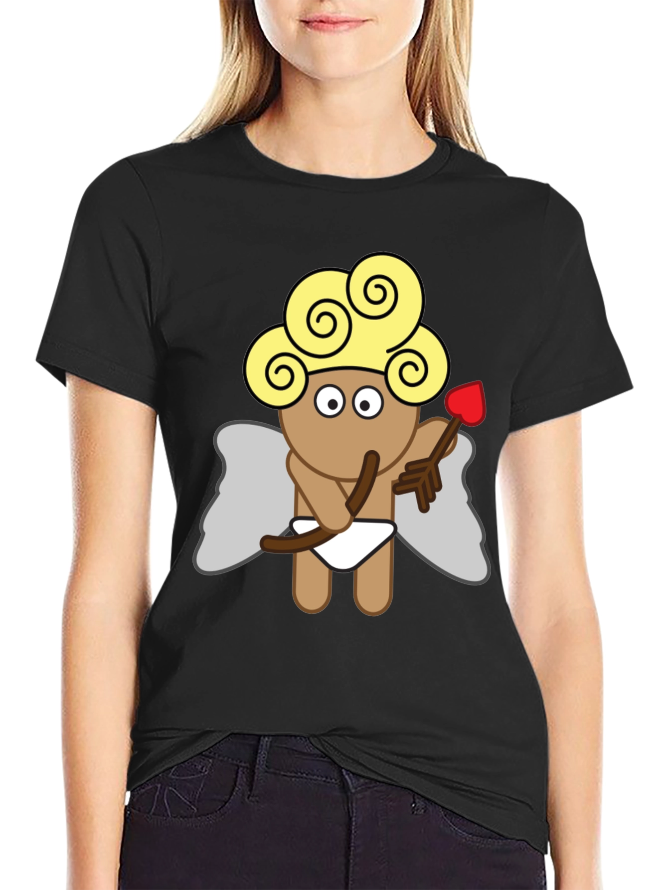 Cupid Graphic Tee - Fun Valentines Day Shirt