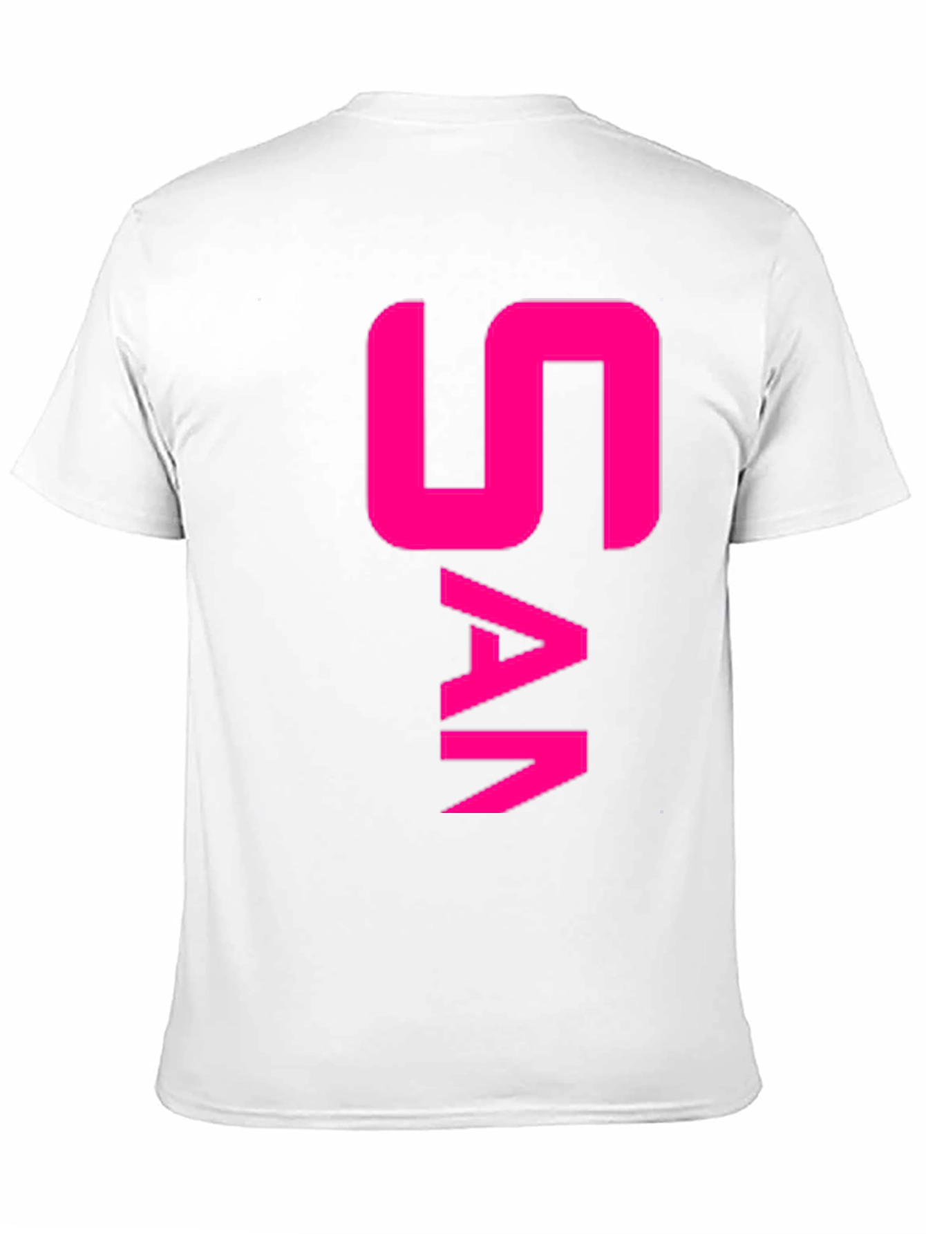 Bold Pink SAA Graphic Black T-Shirt