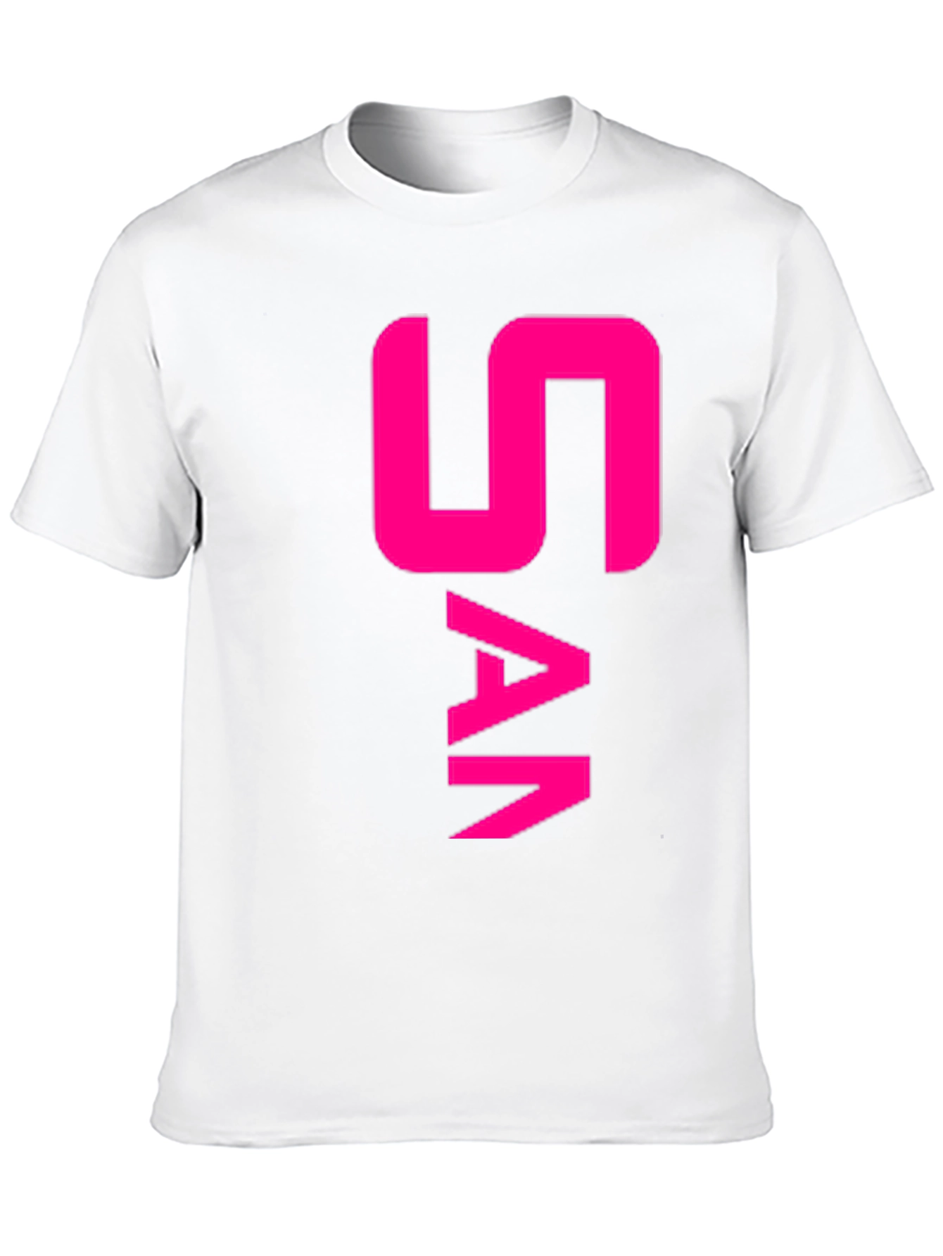 Bold Pink SAA Graphic Black T-Shirt