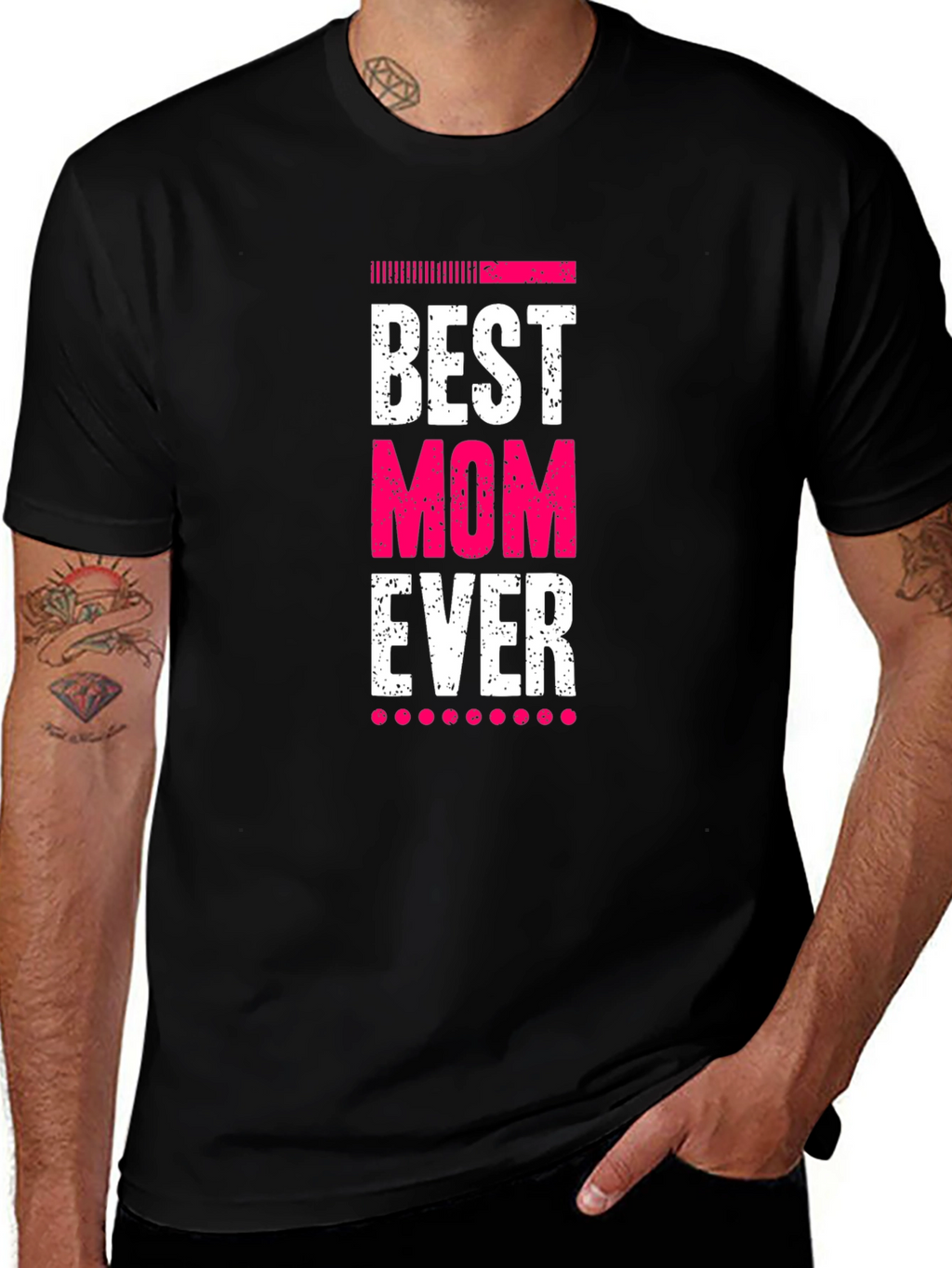 Best Mom Ever Black T-Shirt