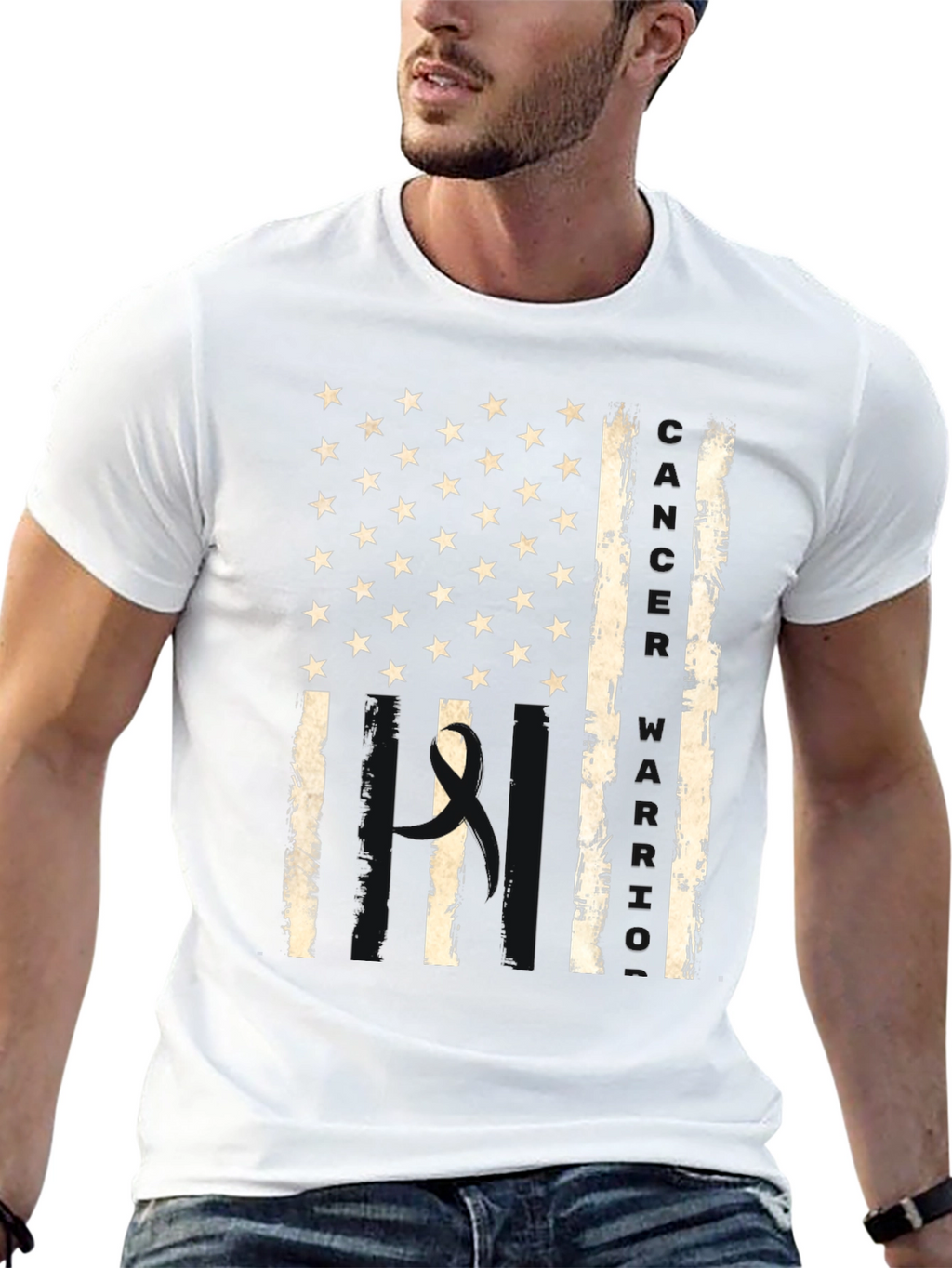 American Flag Suicide Awareness T-Shirt