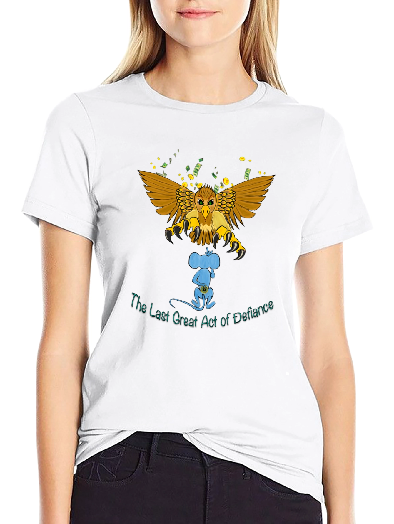 Defiant Mouse Graphic T-Shirt