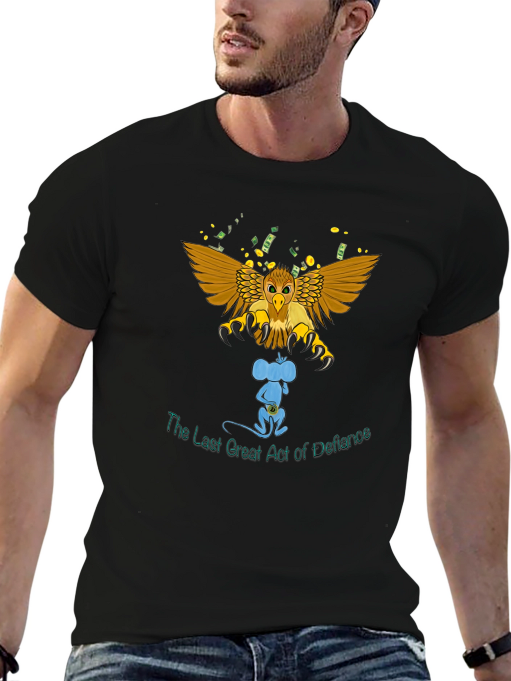 Defiant Mouse Graphic T-Shirt