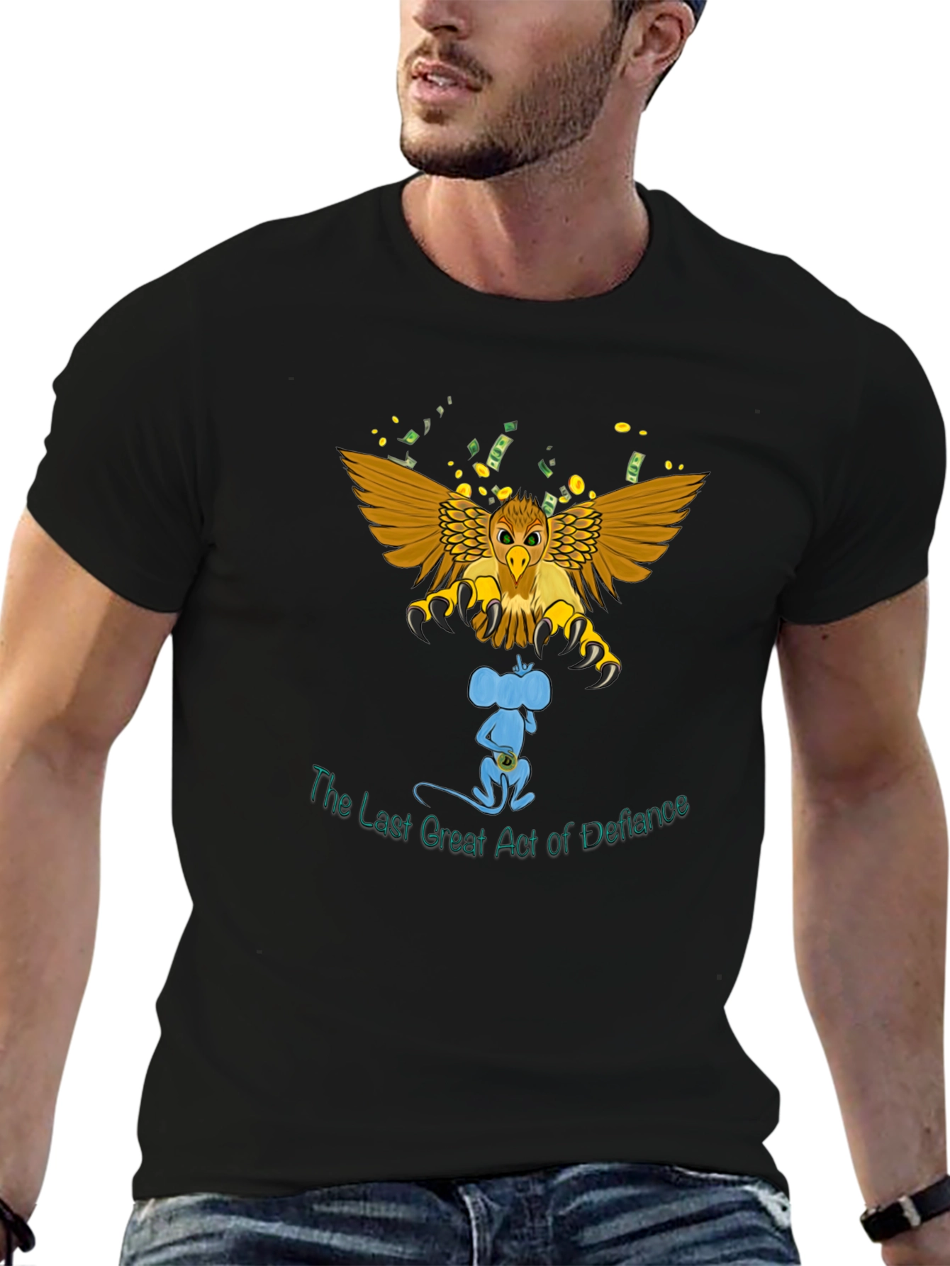 Defiant Mouse Graphic T-Shirt