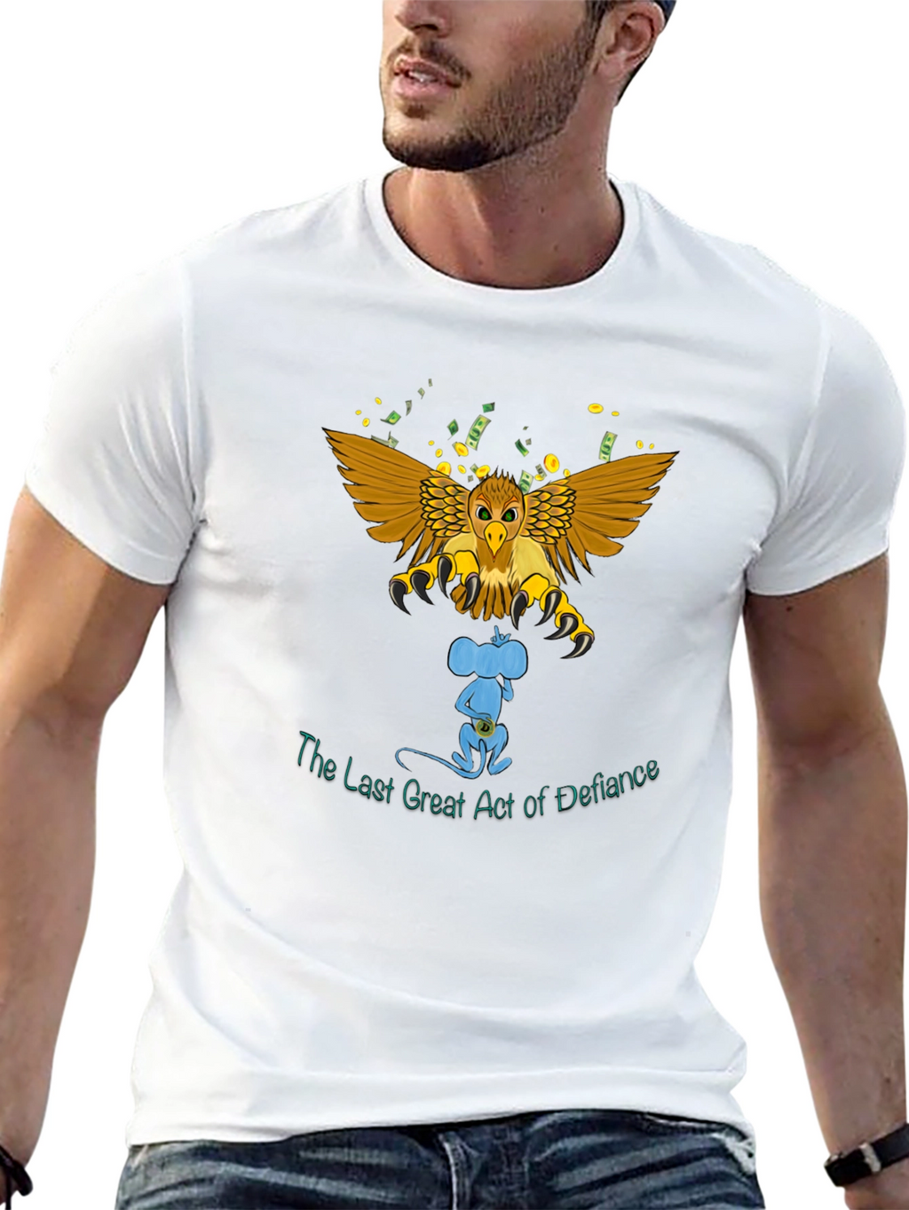 Defiant Mouse Graphic T-Shirt