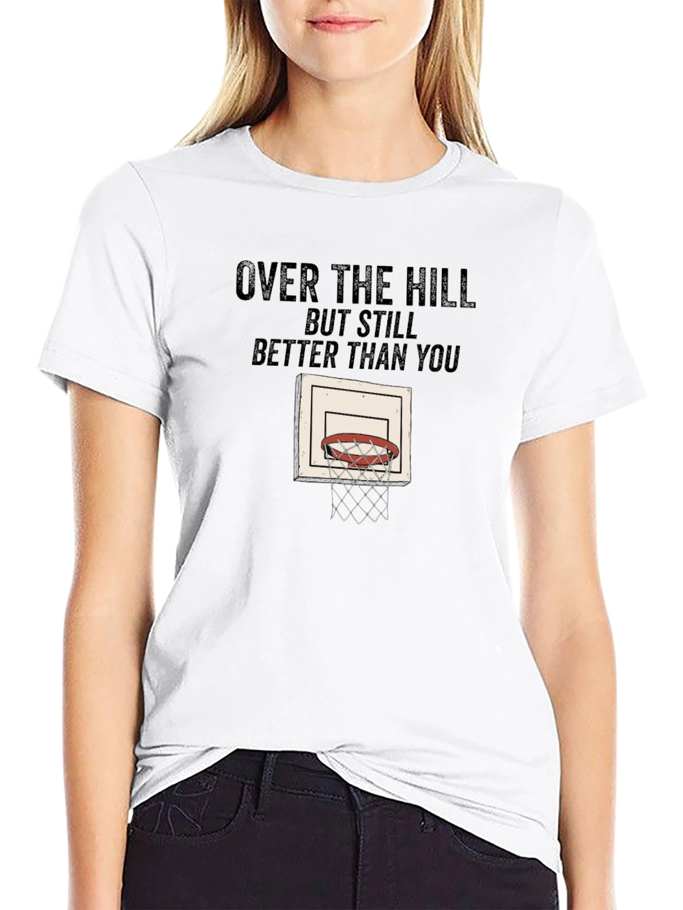 Over The Hill Basketball T-Shirt