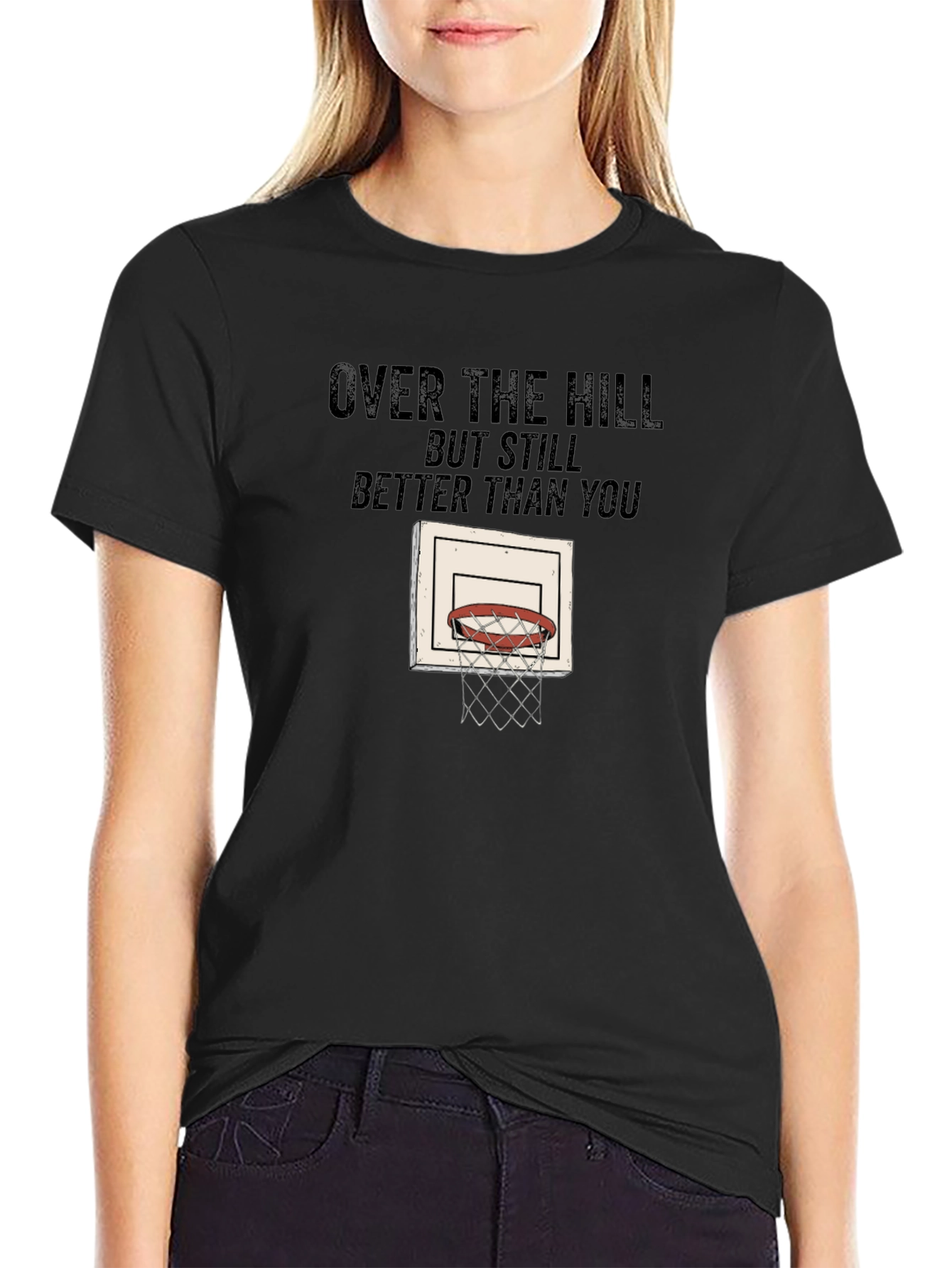 Over The Hill Basketball T-Shirt
