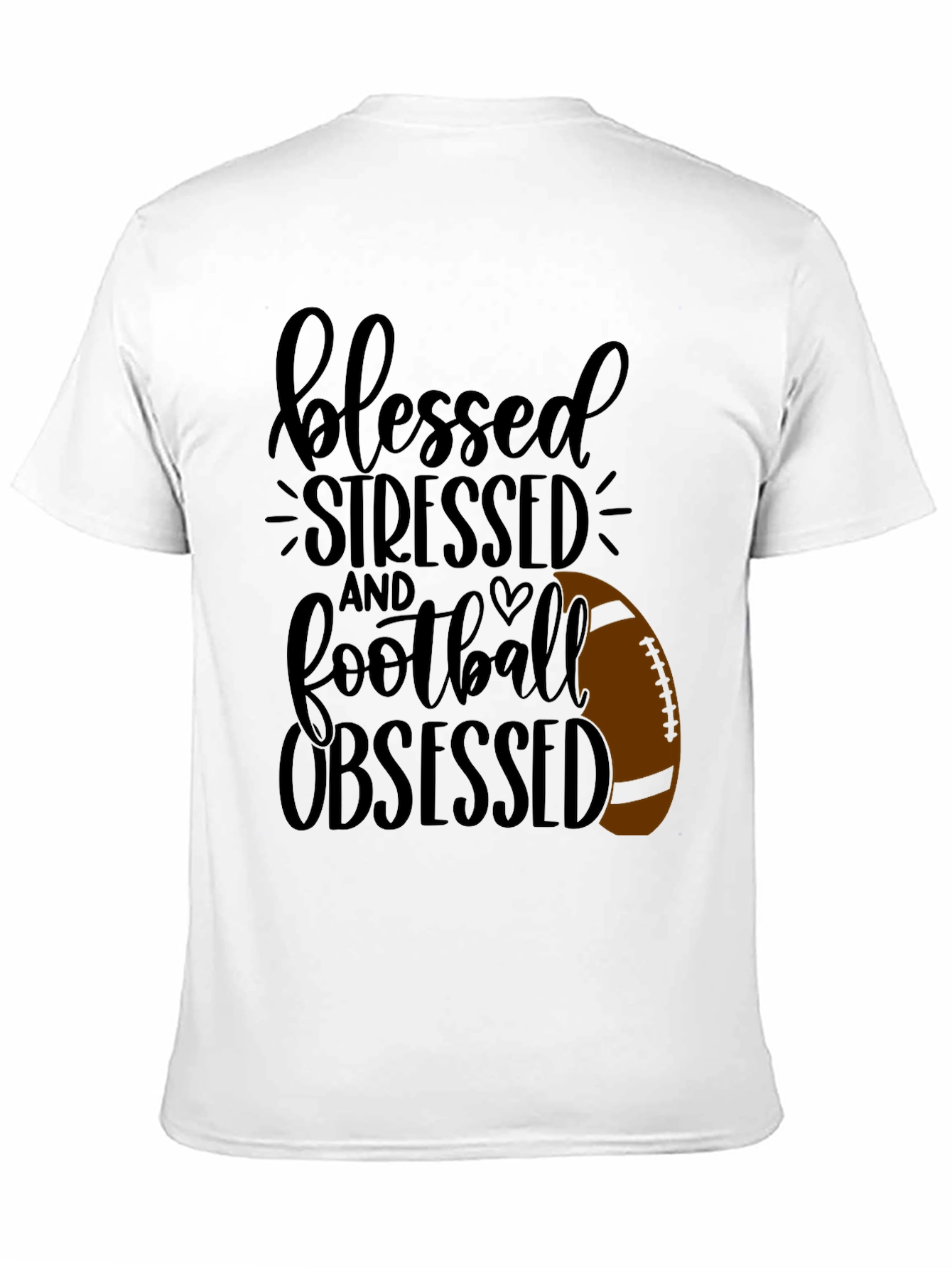 Blessed Stressed Football Obsessed T-Shirt