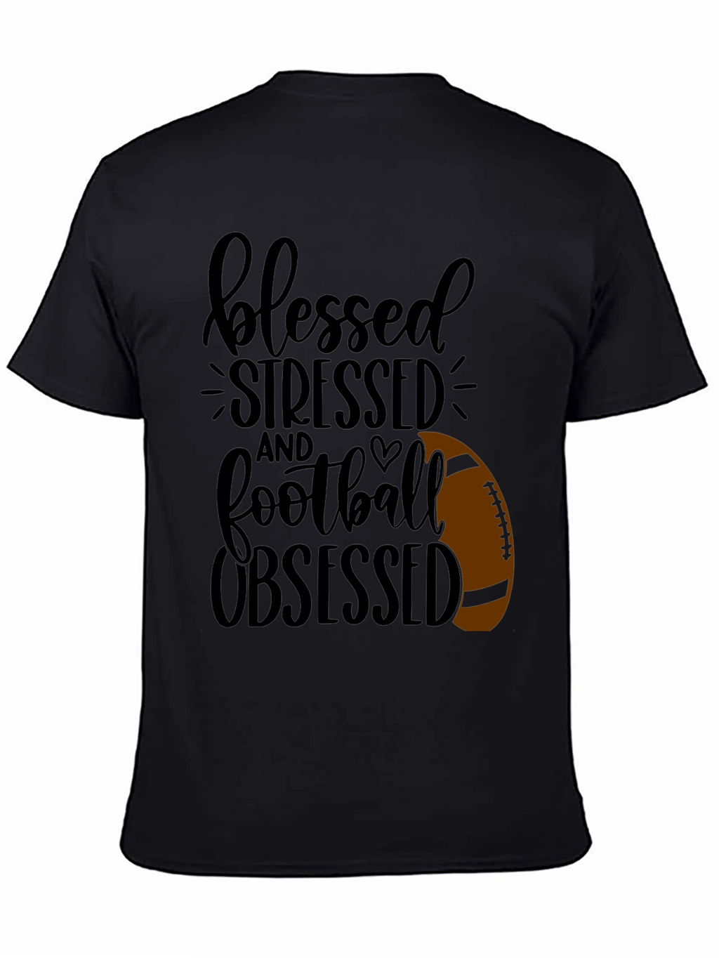 Blessed Stressed Football Obsessed T-Shirt