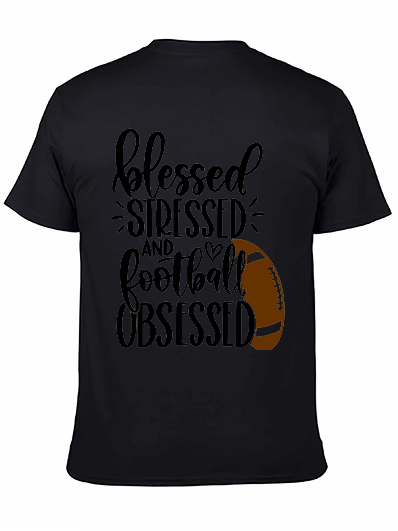 Blessed Stressed Football Obsessed T-Shirt