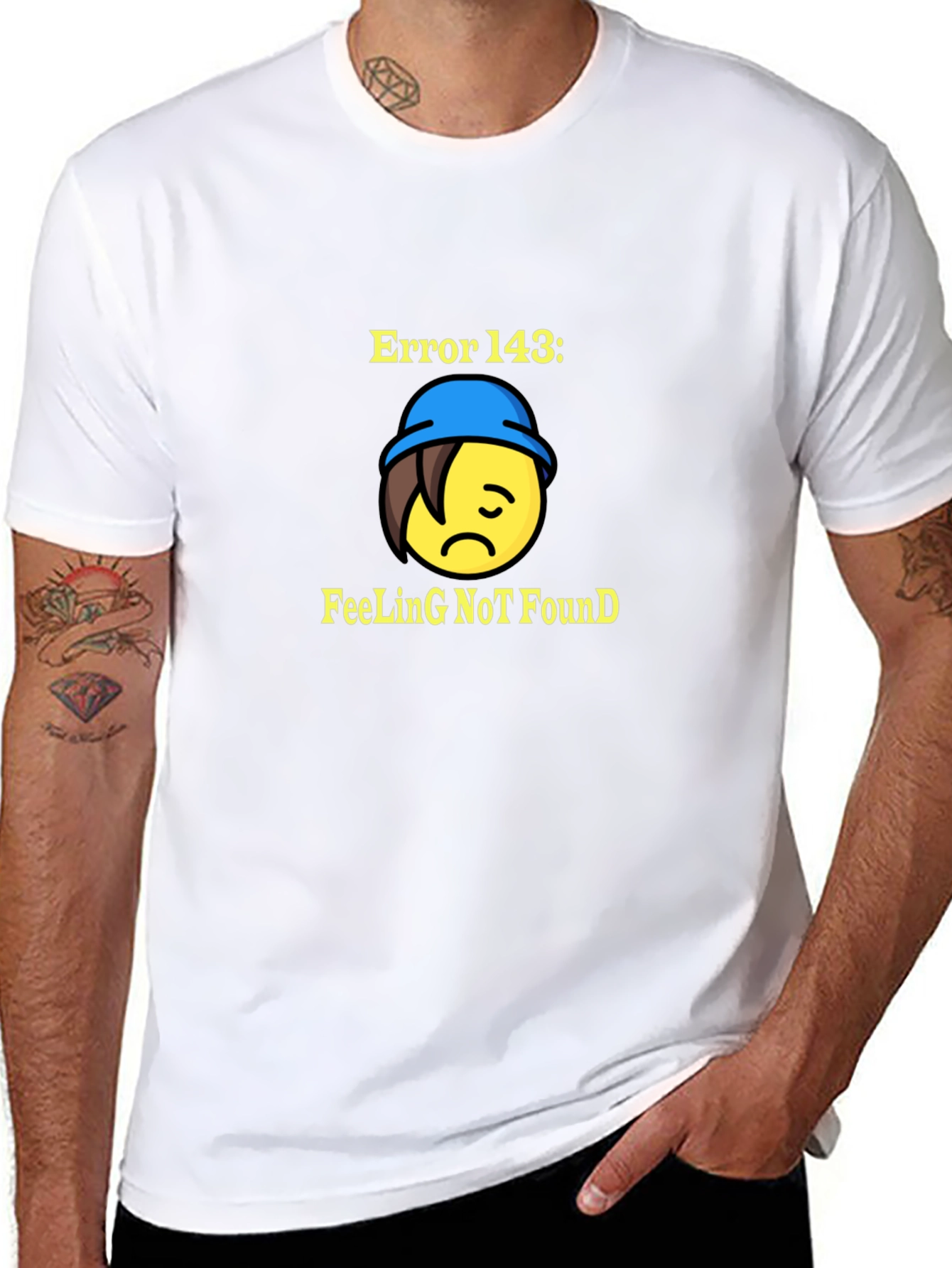 Error 143 Feeling Not Found T-Shirt - Unisex