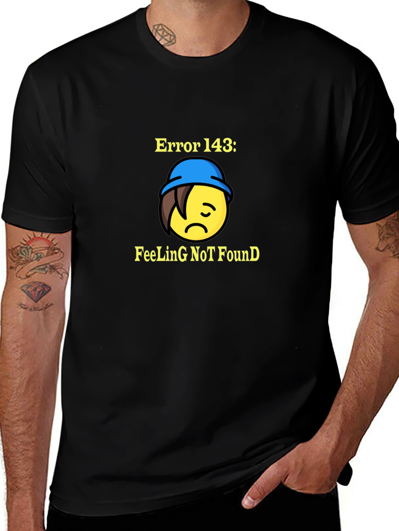 Error 143 Feeling Not Found T-Shirt - Unisex