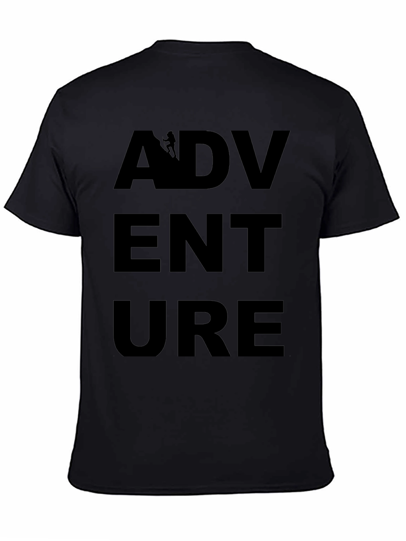 Adventure Awaits Graphic Tee - Black
