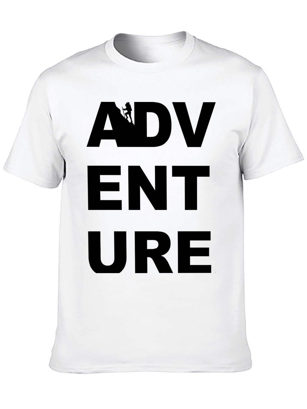 Adventure Awaits Graphic Tee - Black