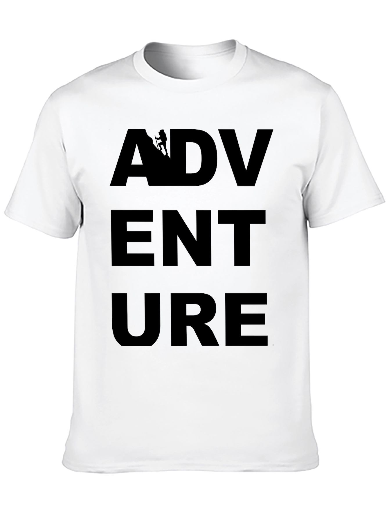 Adventure Awaits Graphic Tee - Black