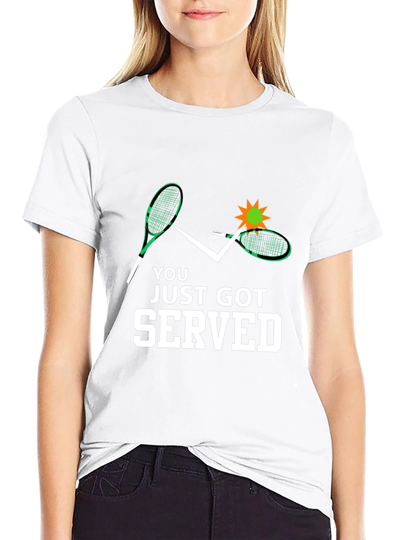 You Just Got Served Tennis Graphic Tee