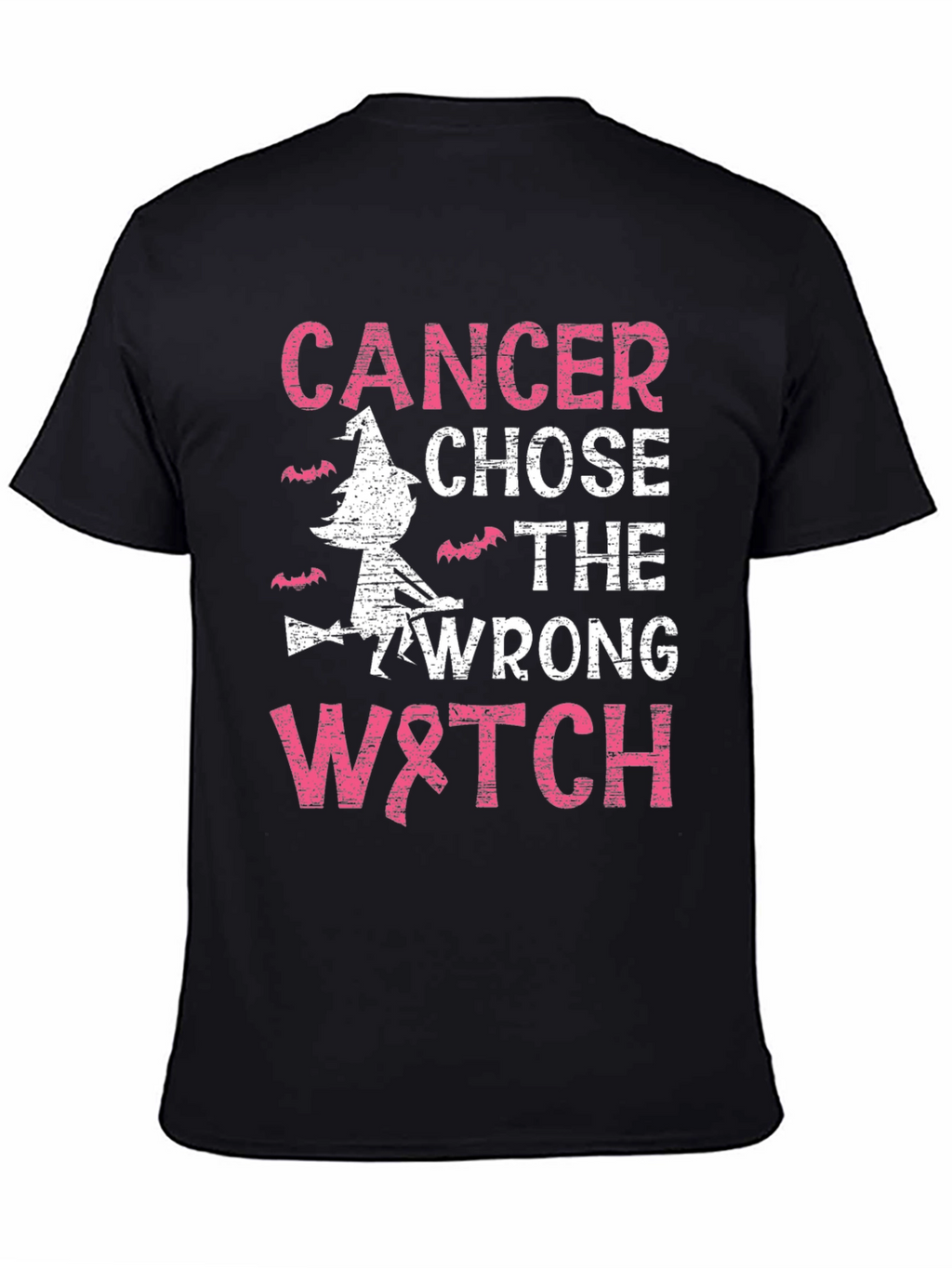Cancer Chose Wrong Witch T-Shirt