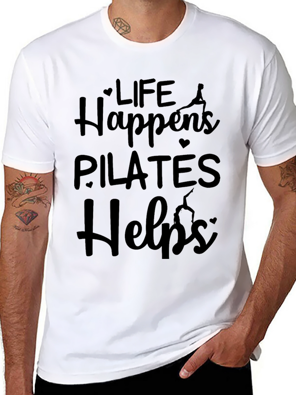 Life Happens Pilates Helps T-Shirt