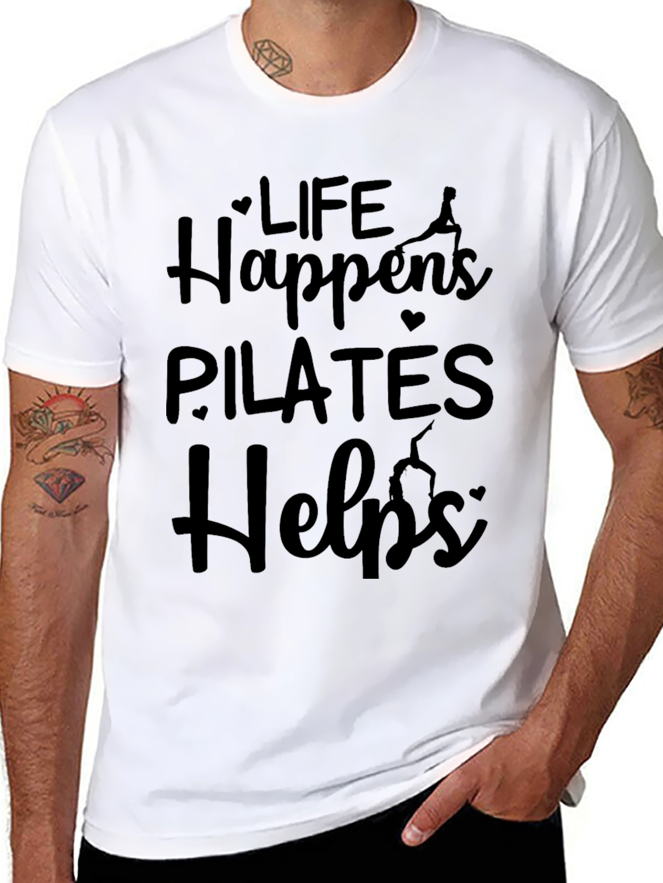 Life Happens Pilates Helps T-Shirt