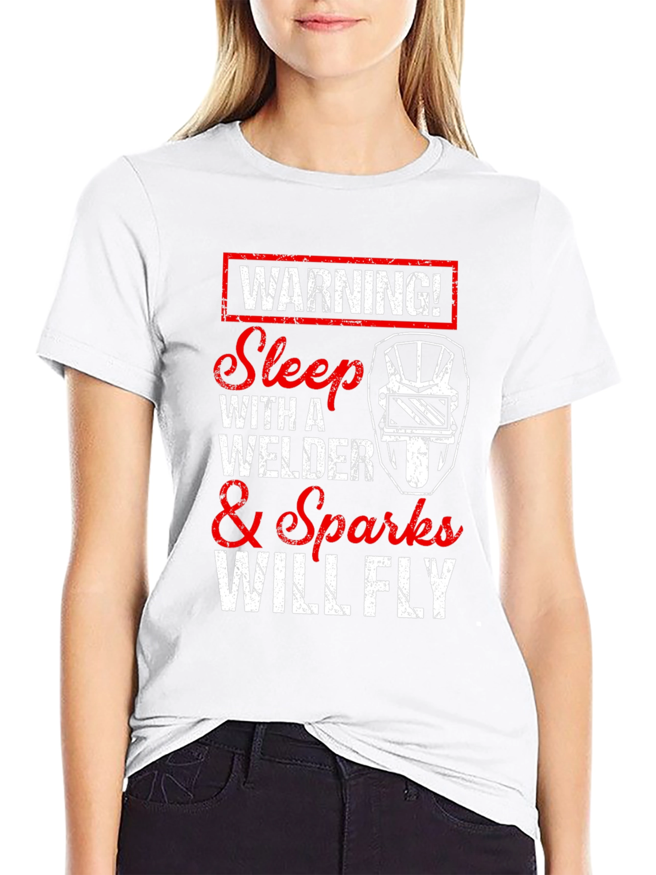 Warning! Sleep with Welder T-Shirt