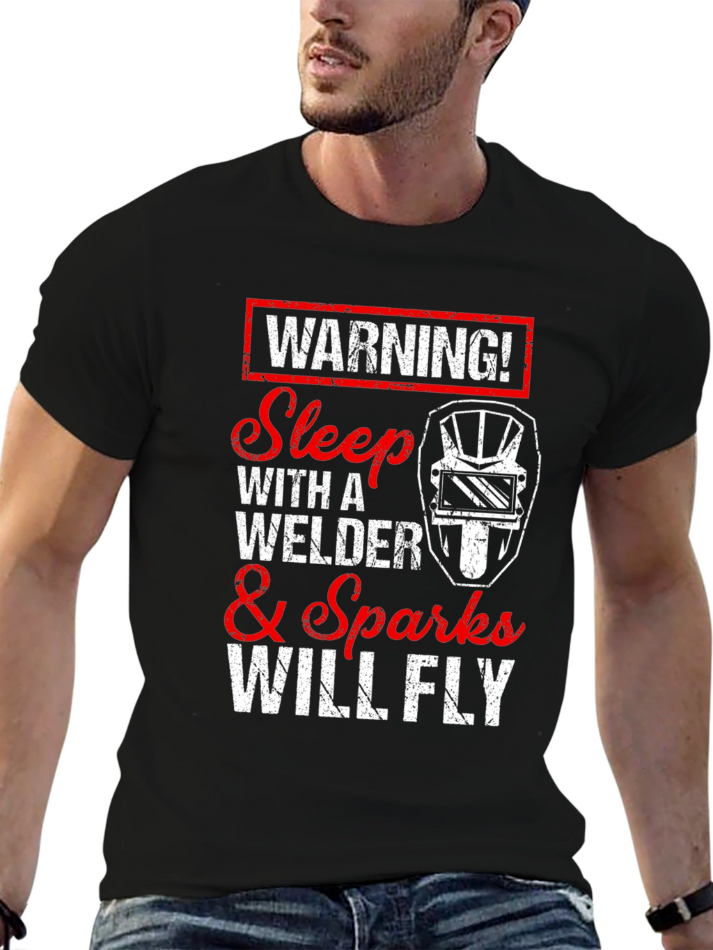 Warning! Sleep with Welder T-Shirt