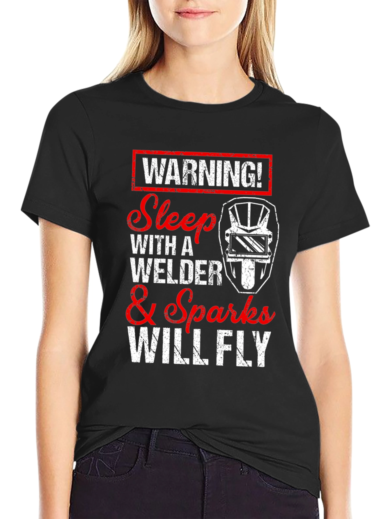 Warning! Sleep with Welder T-Shirt