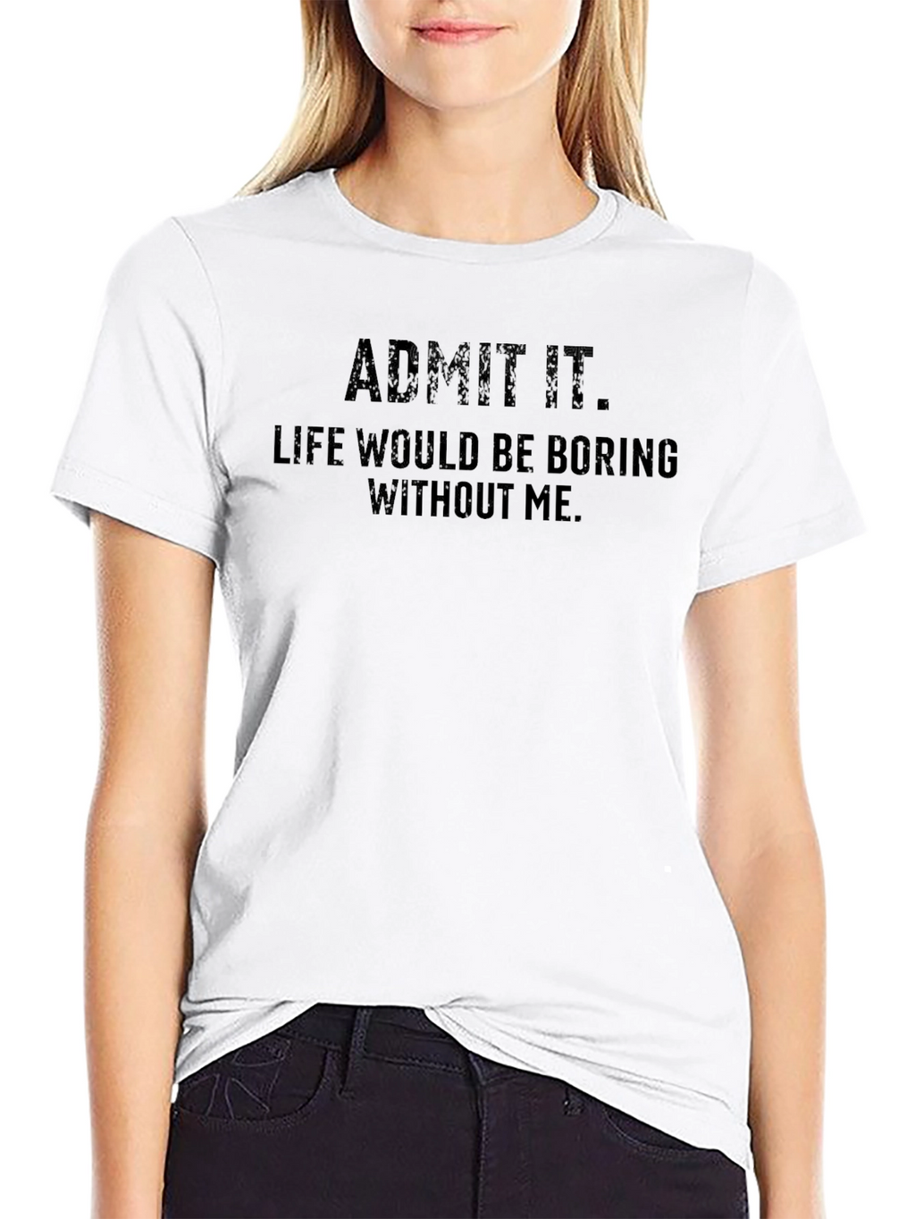 Admit It Funny Graphic Mens T-Shirt