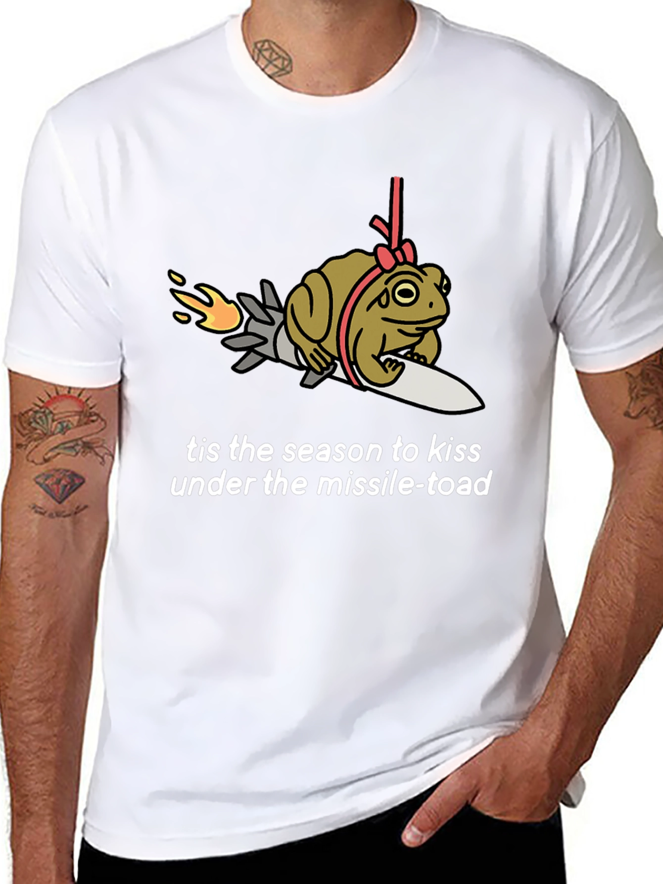 Missile-Toad T-Shirt Funny Holiday Tee