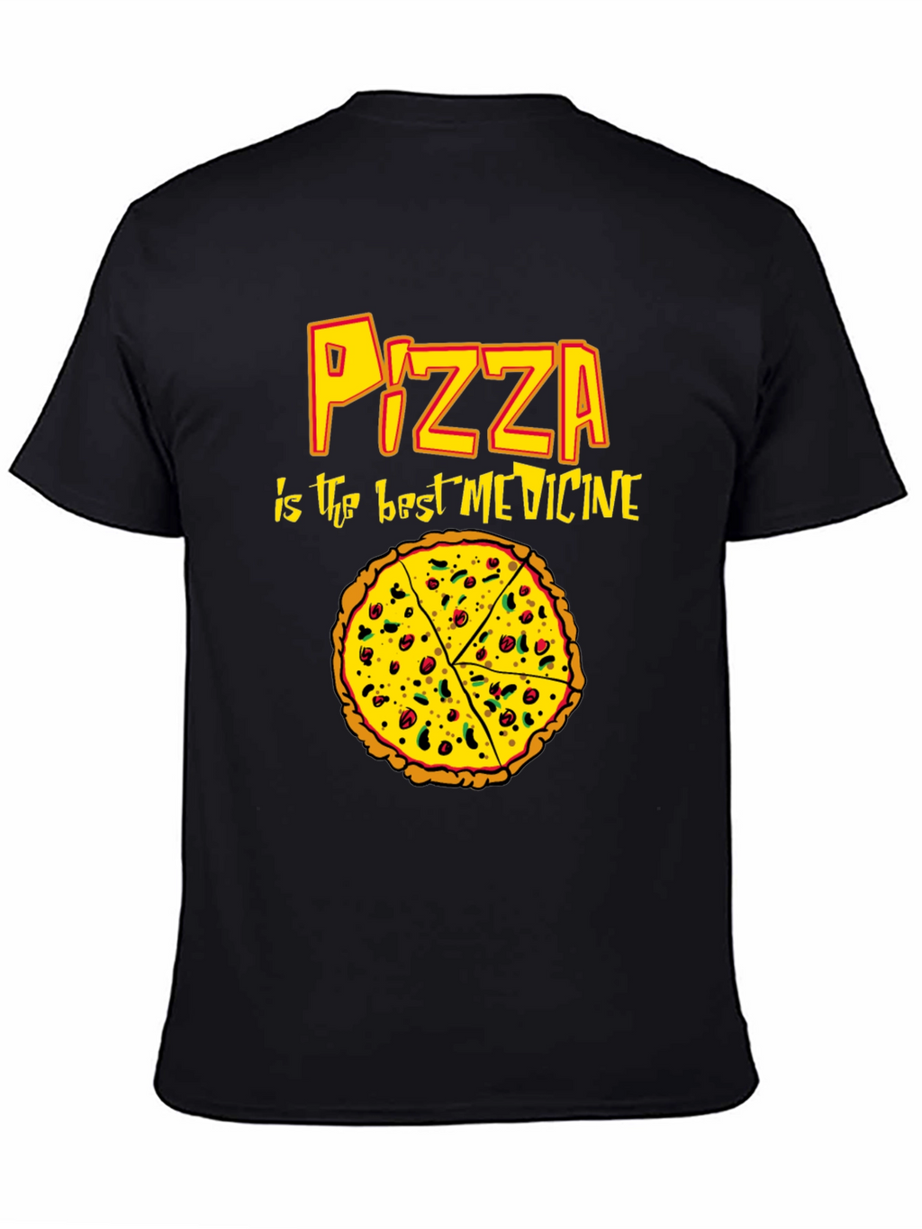 Pizza is the Best Medicine Graphic T-Shirt