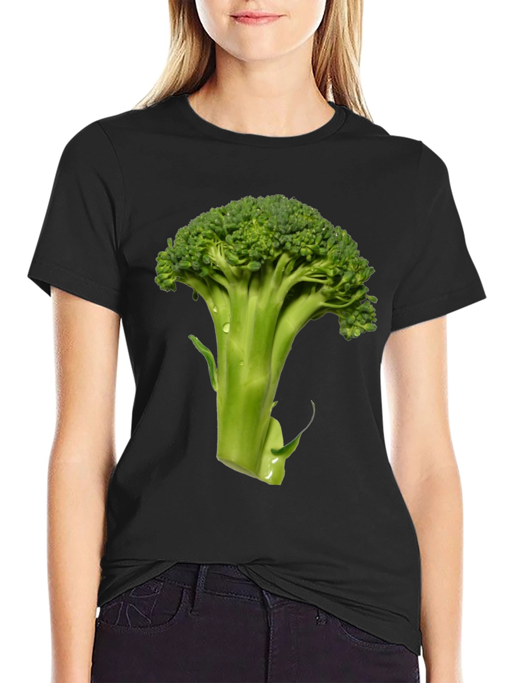 Broccoli Graphic Tee - Fresh Vegetable Shirt