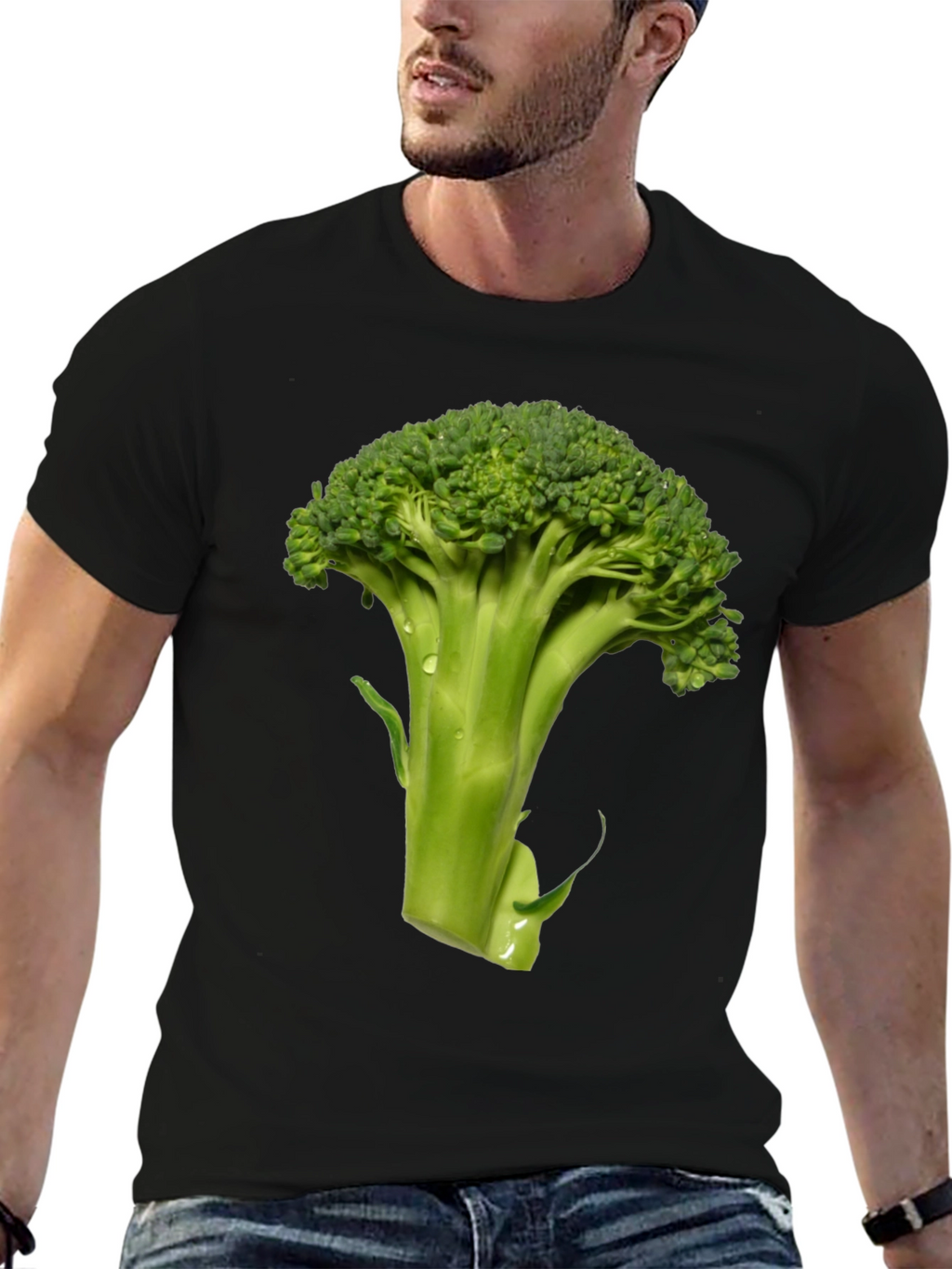 Broccoli Graphic Tee - Fresh Vegetable Shirt