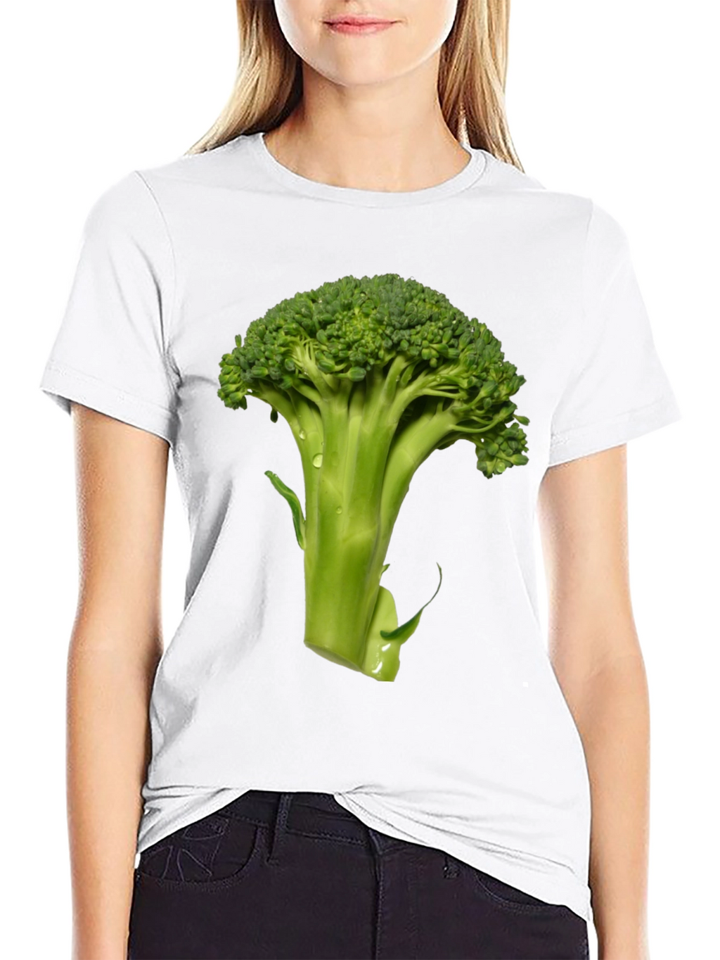 Broccoli Graphic Tee - Fresh Vegetable Shirt