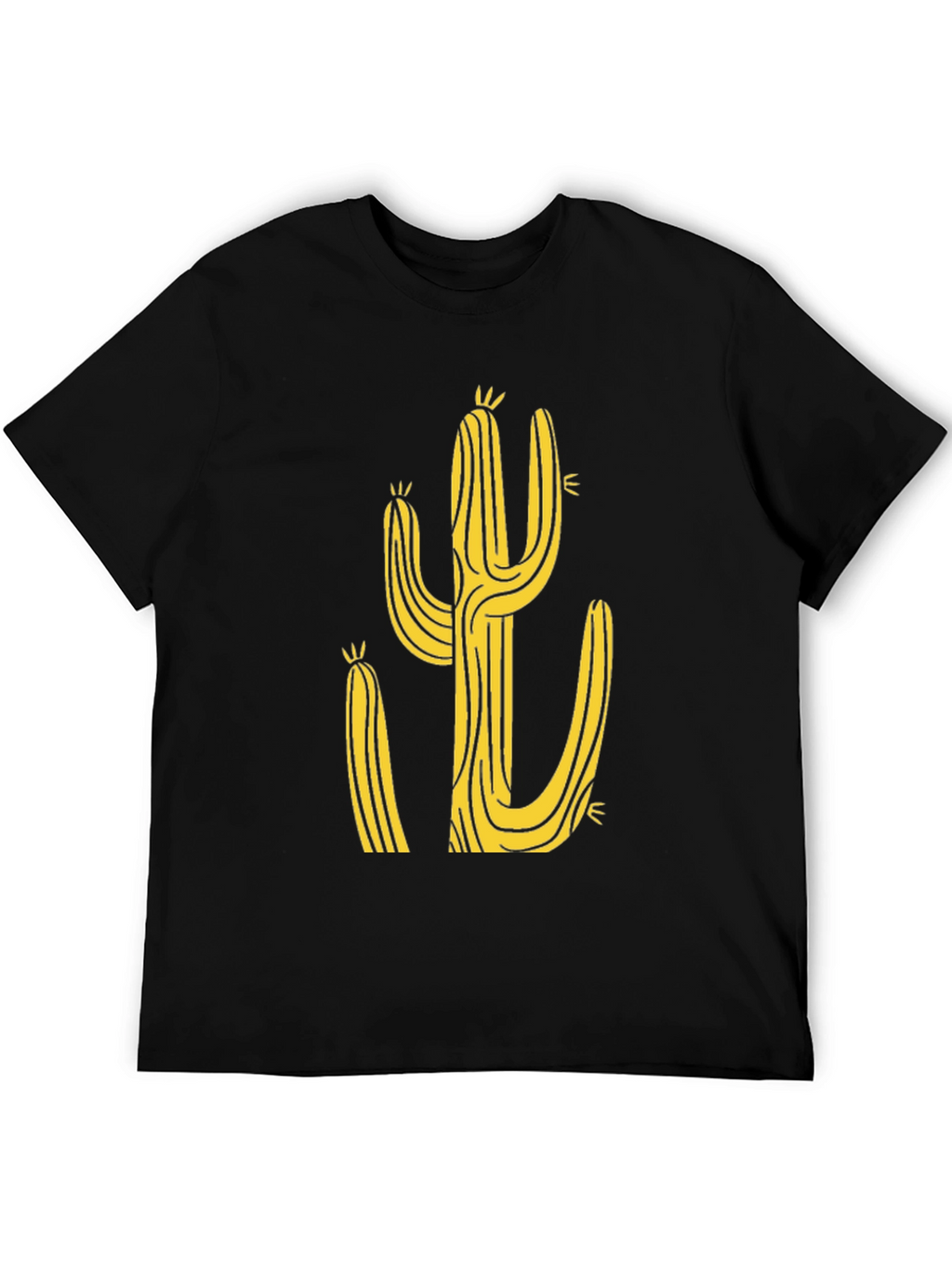 Cactus Graphic Black Tee