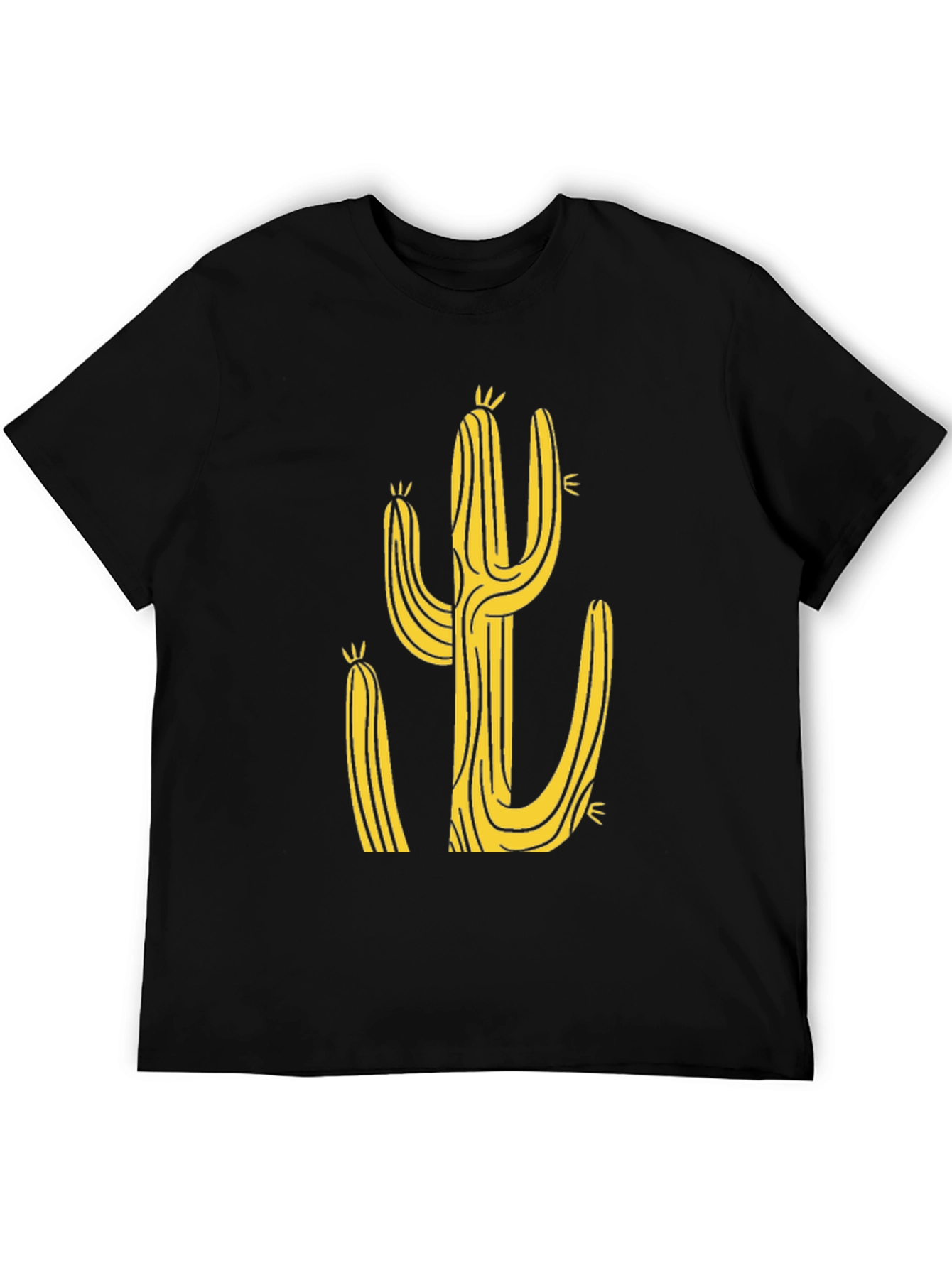 Cactus Graphic Black Tee