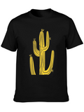 Cactus Graphic Black Tee
